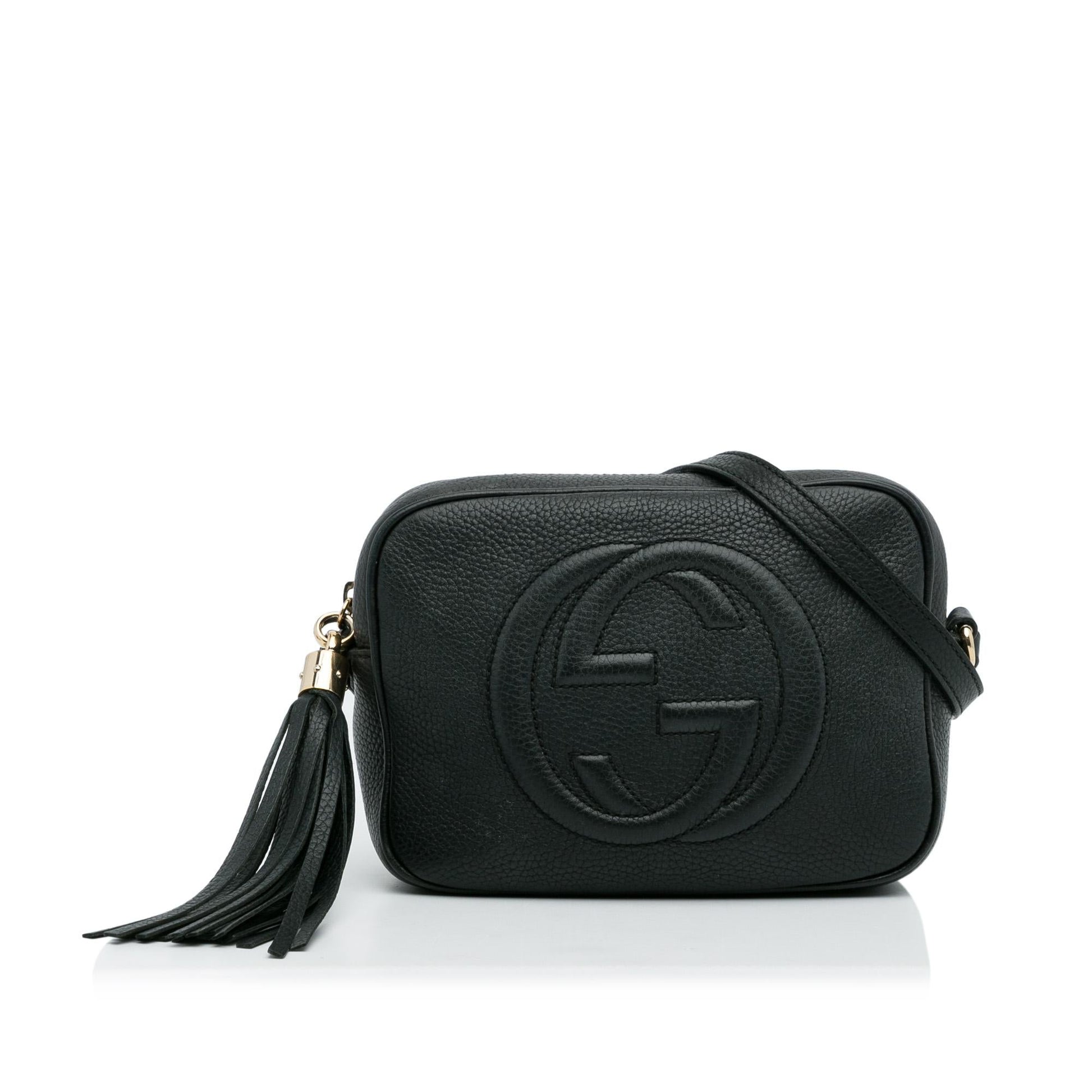 Gucci Soho Disco SHG-GwOCFL Calf Black Crossbody Bag