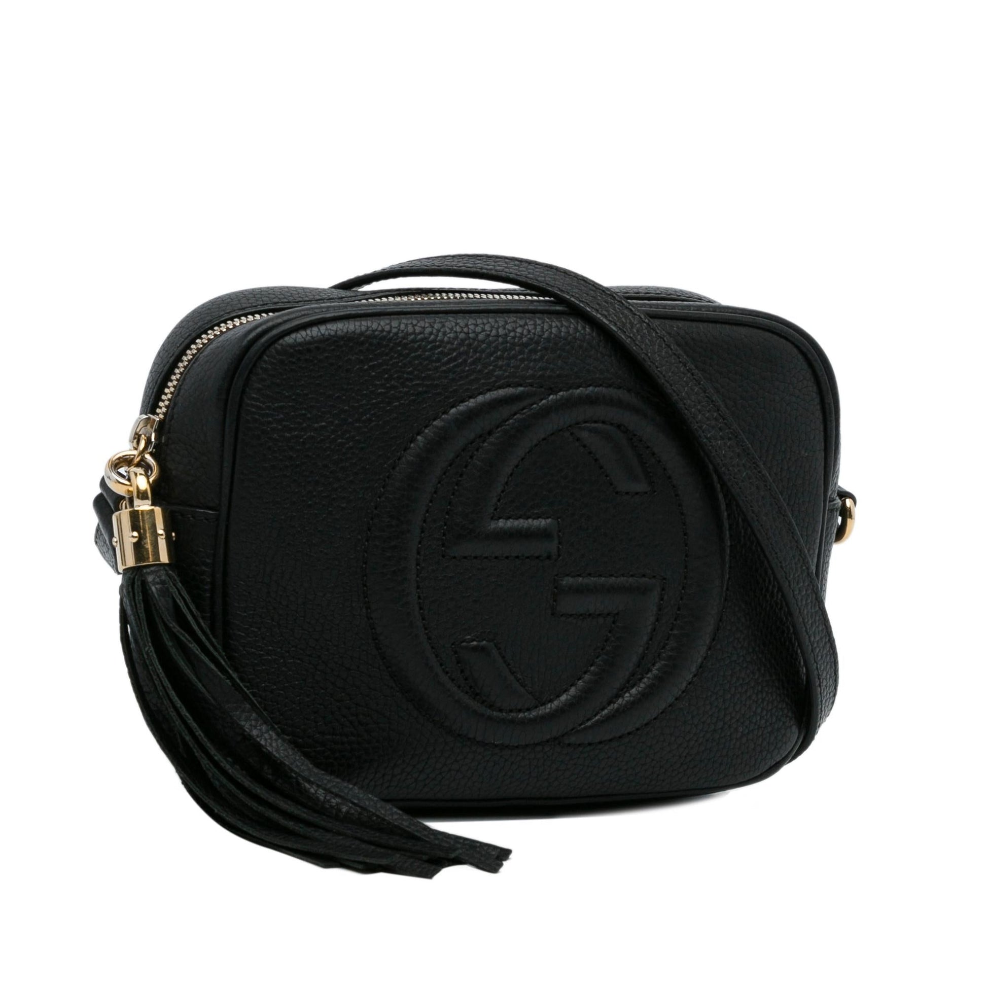 Gucci Soho Disco SHG-itoqPR Calf Black Crossbody Bag
