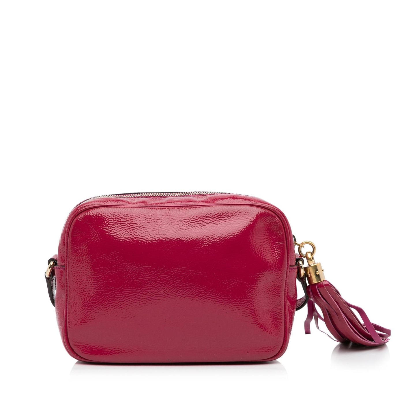 Gucci Soho Disco SHG-dj4847 Leather Patent Pink Crossbody Bag