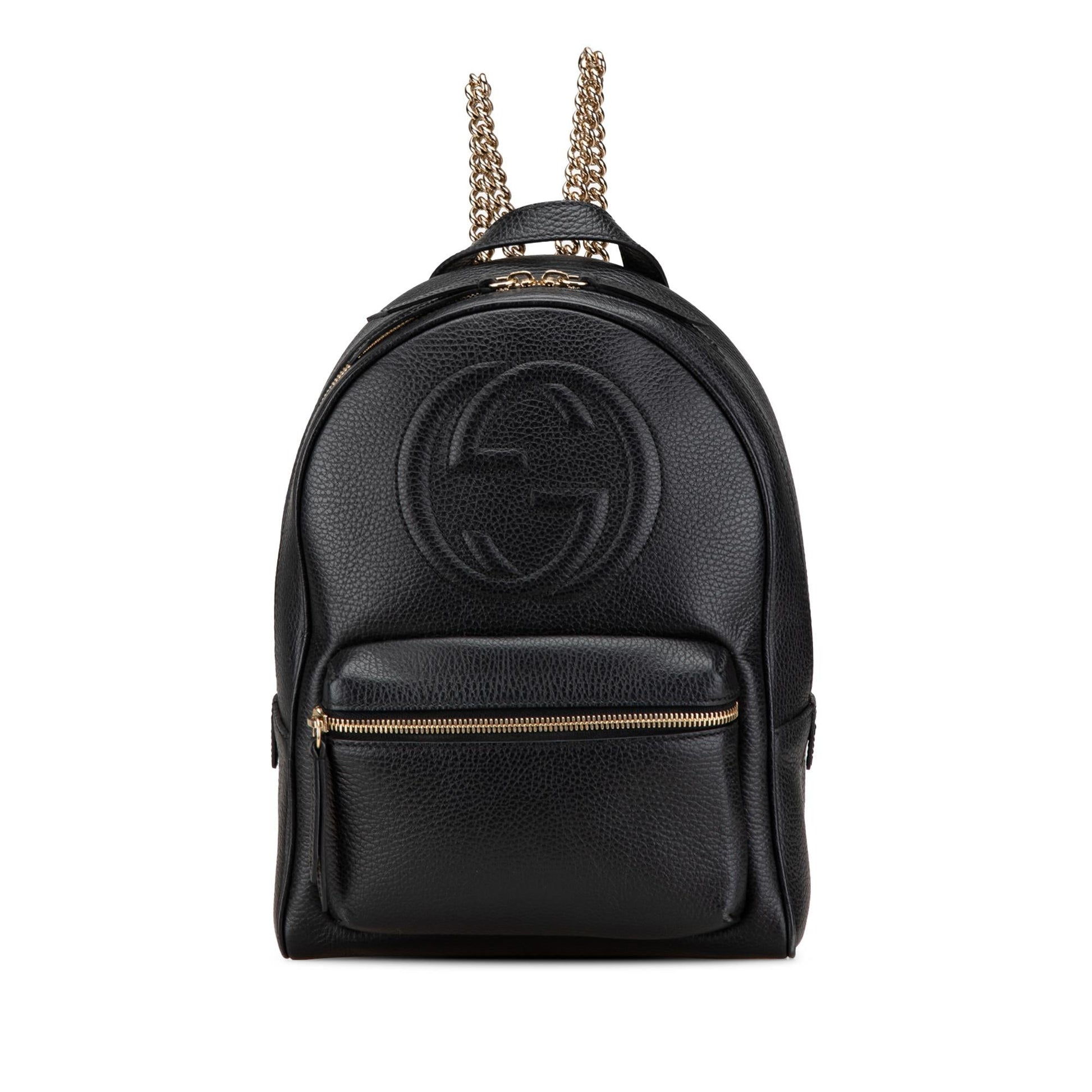 Gucci Soho Backpack Leather Calf Black