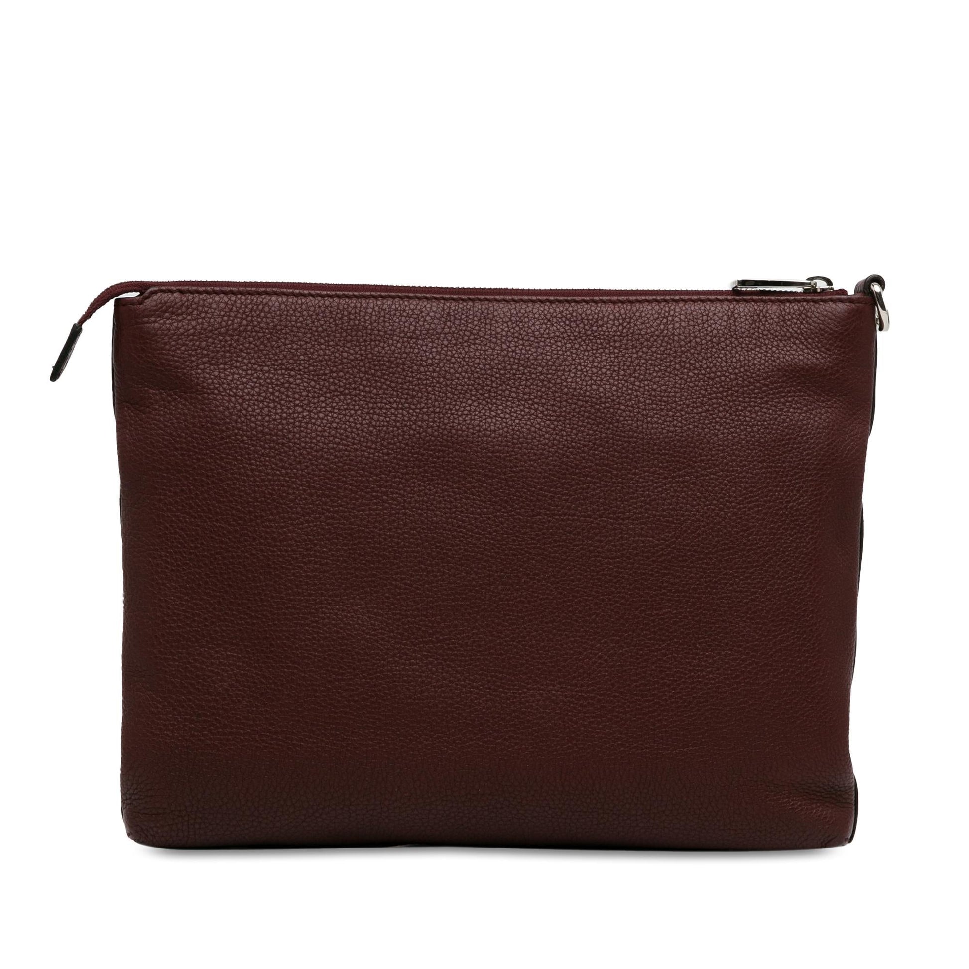 Gucci Soho Pouch SHG-Wb1Mno Leather Calf Red Handbag