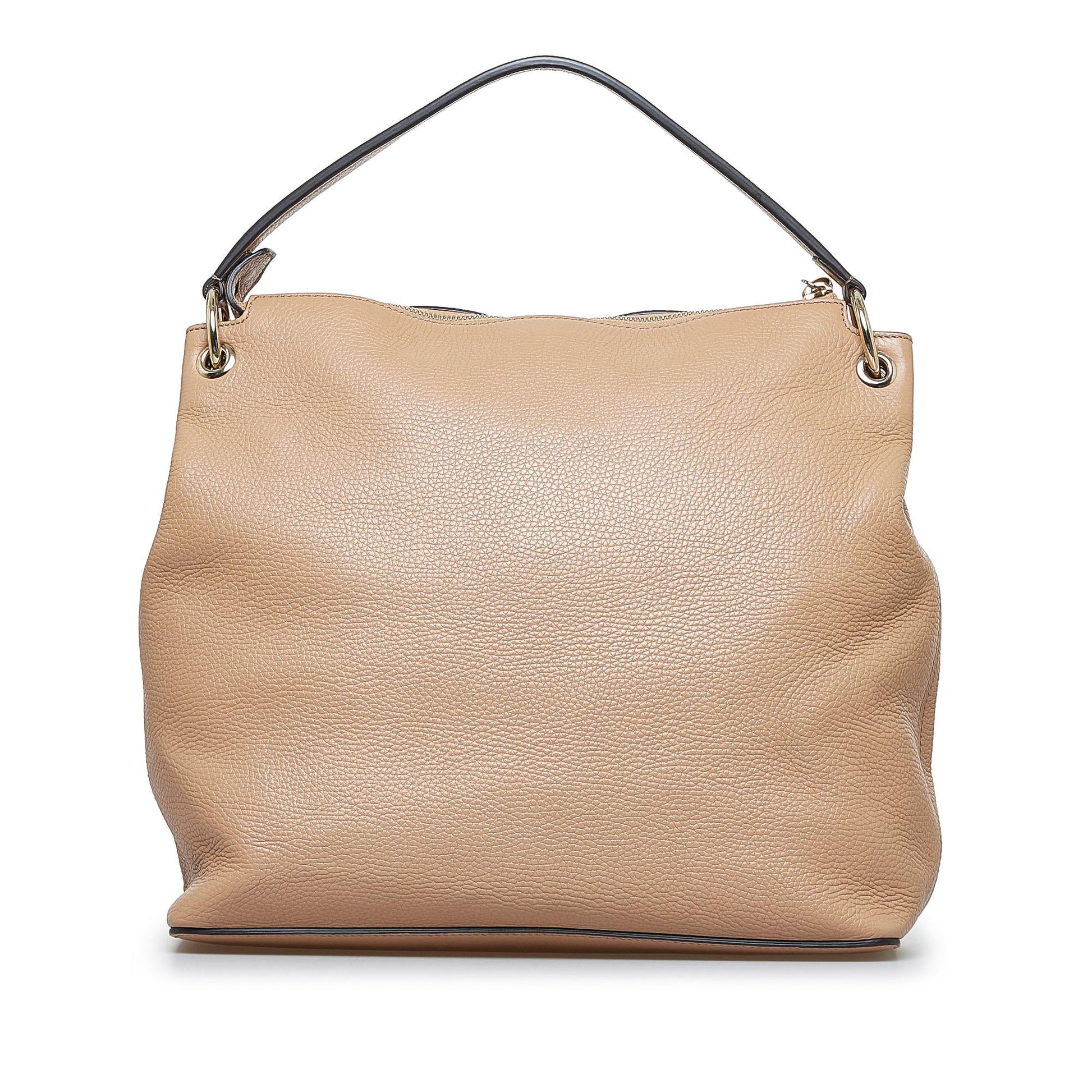 Gucci Soho SHG-u8gGup Leather Calf Brown Satchel Bag