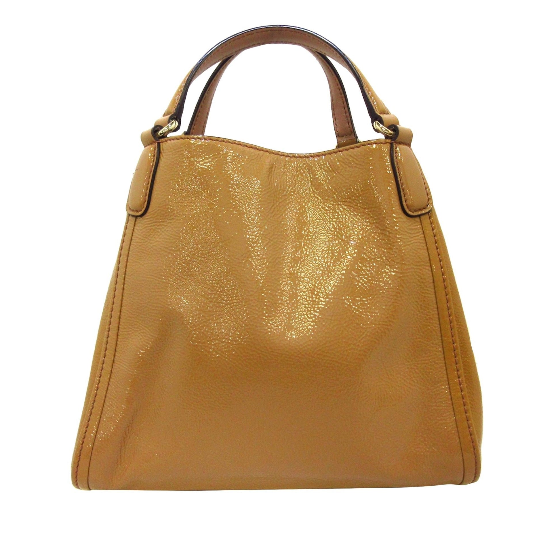 Gucci Soho SHG Leather Patent Brown Satchel Bag Satchel Shg