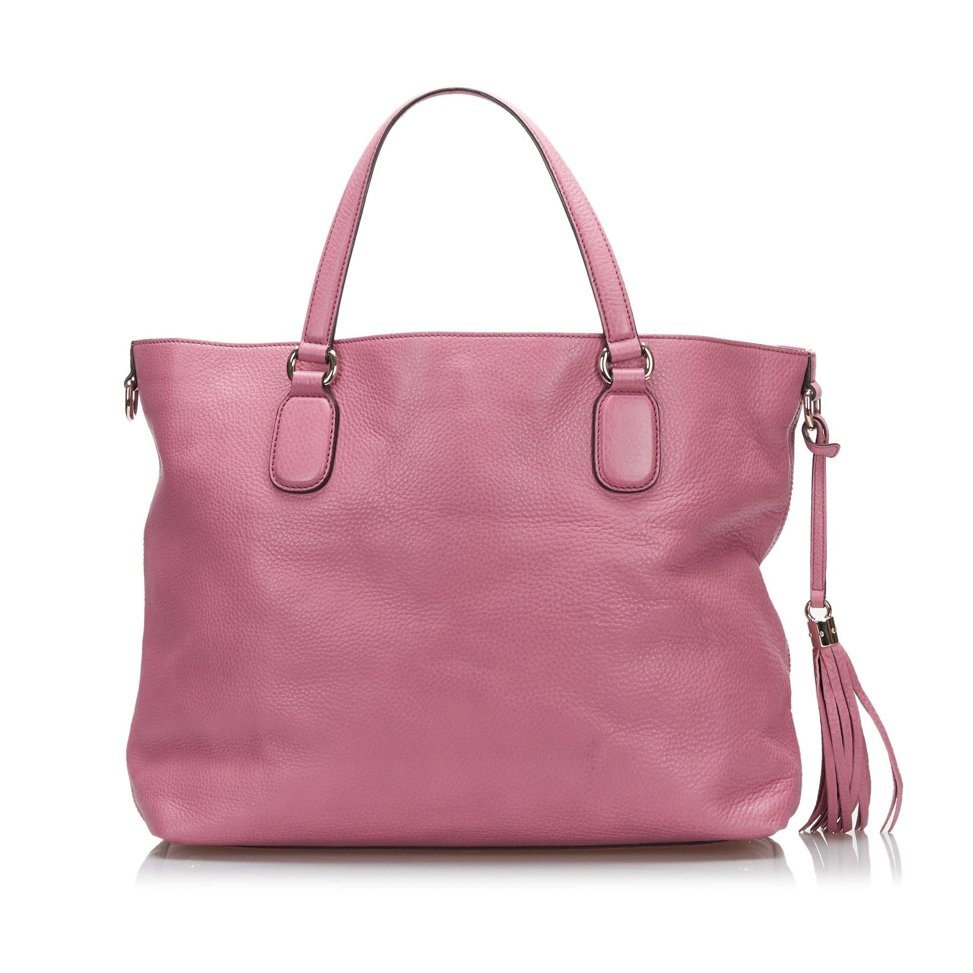 Gucci Soho SHG-ZhIucK Calf Pink Satchel Bag