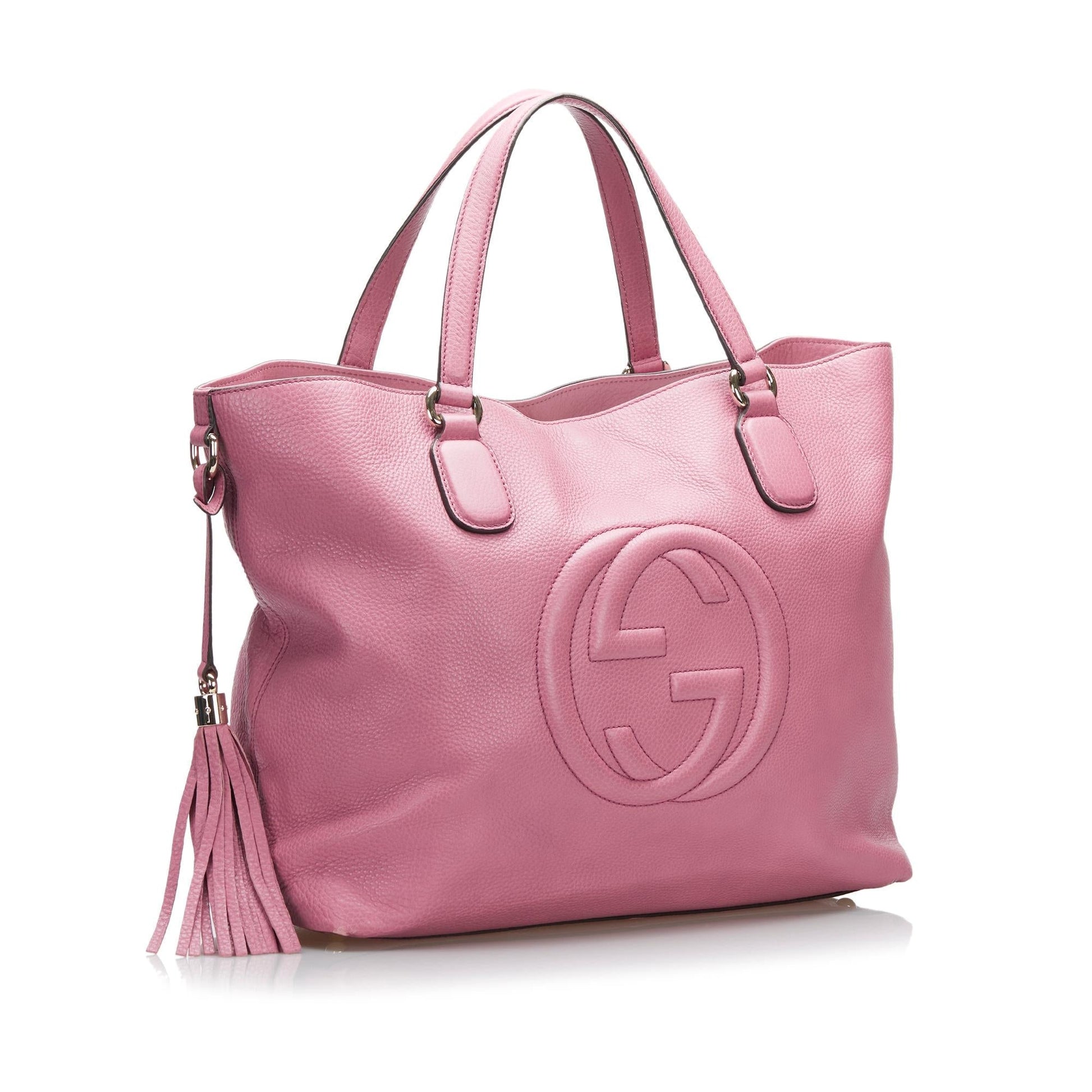 Gucci Soho SHG-ZhIucK Calf Pink Satchel Bag