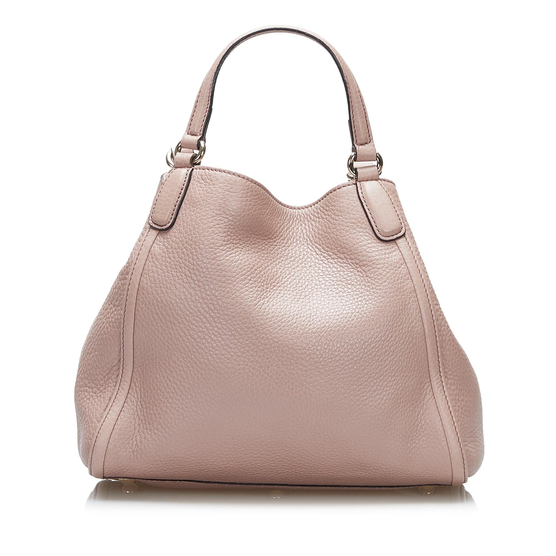 Gucci Soho SHG-EmzgCA Calf Pink Satchel Bag