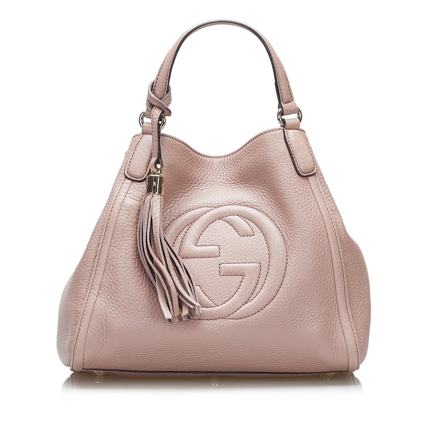 Gucci Soho SHG-EmzgCA Calf Pink Satchel Bag