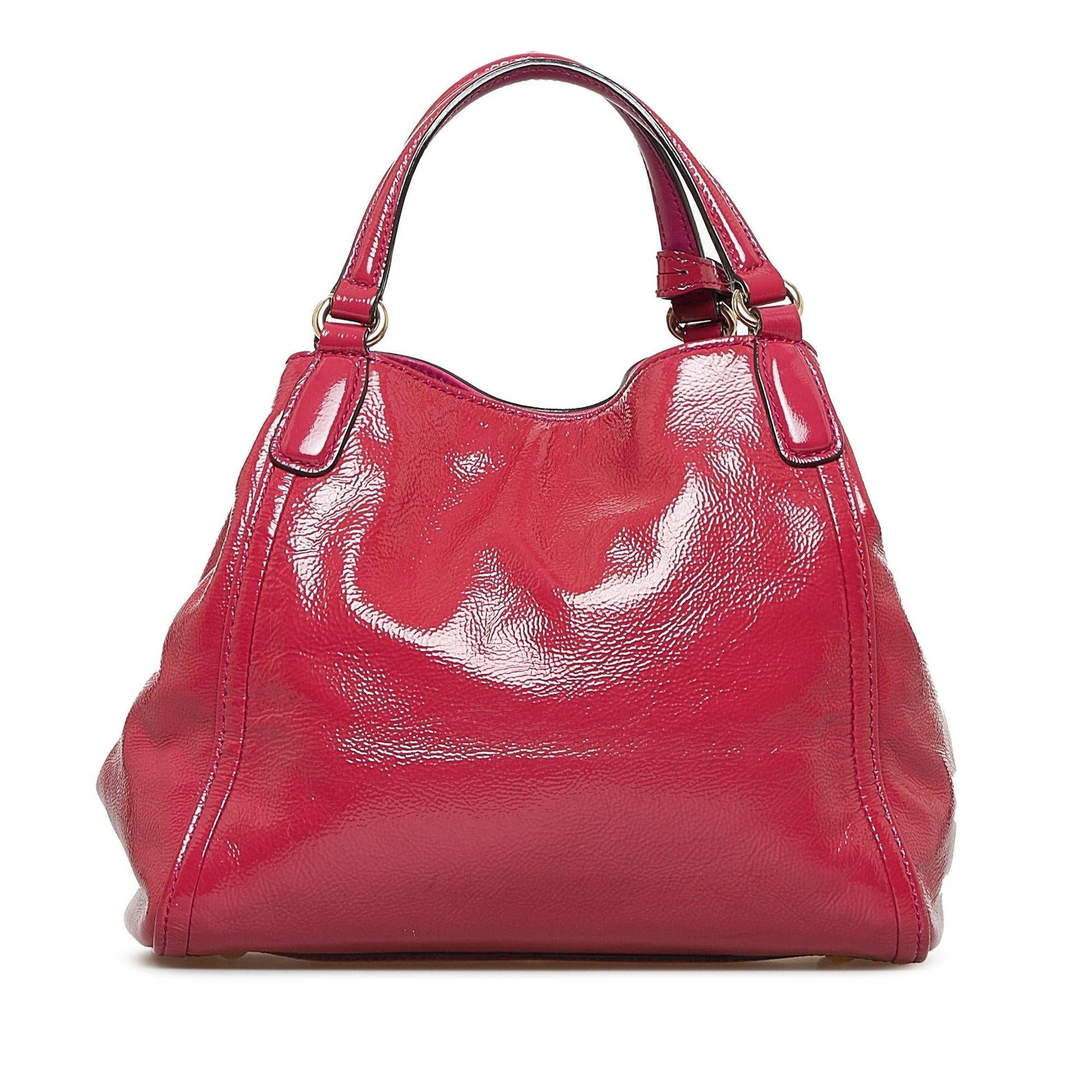 Gucci Soho SHG-WcDjIz Leather Patent Red Satchel Bag