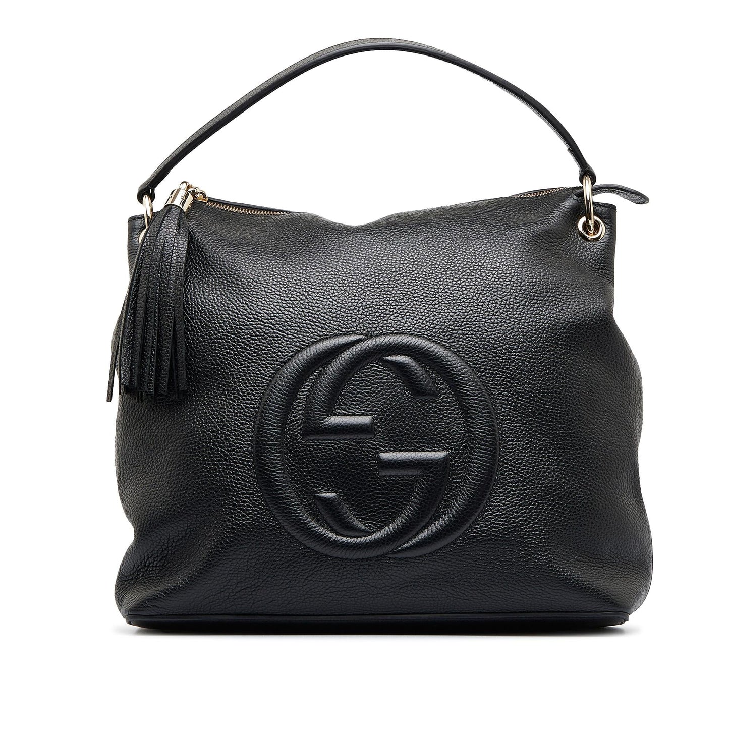 Gucci Soho SHG-em1D8Y Calf Black Satchel Bag
