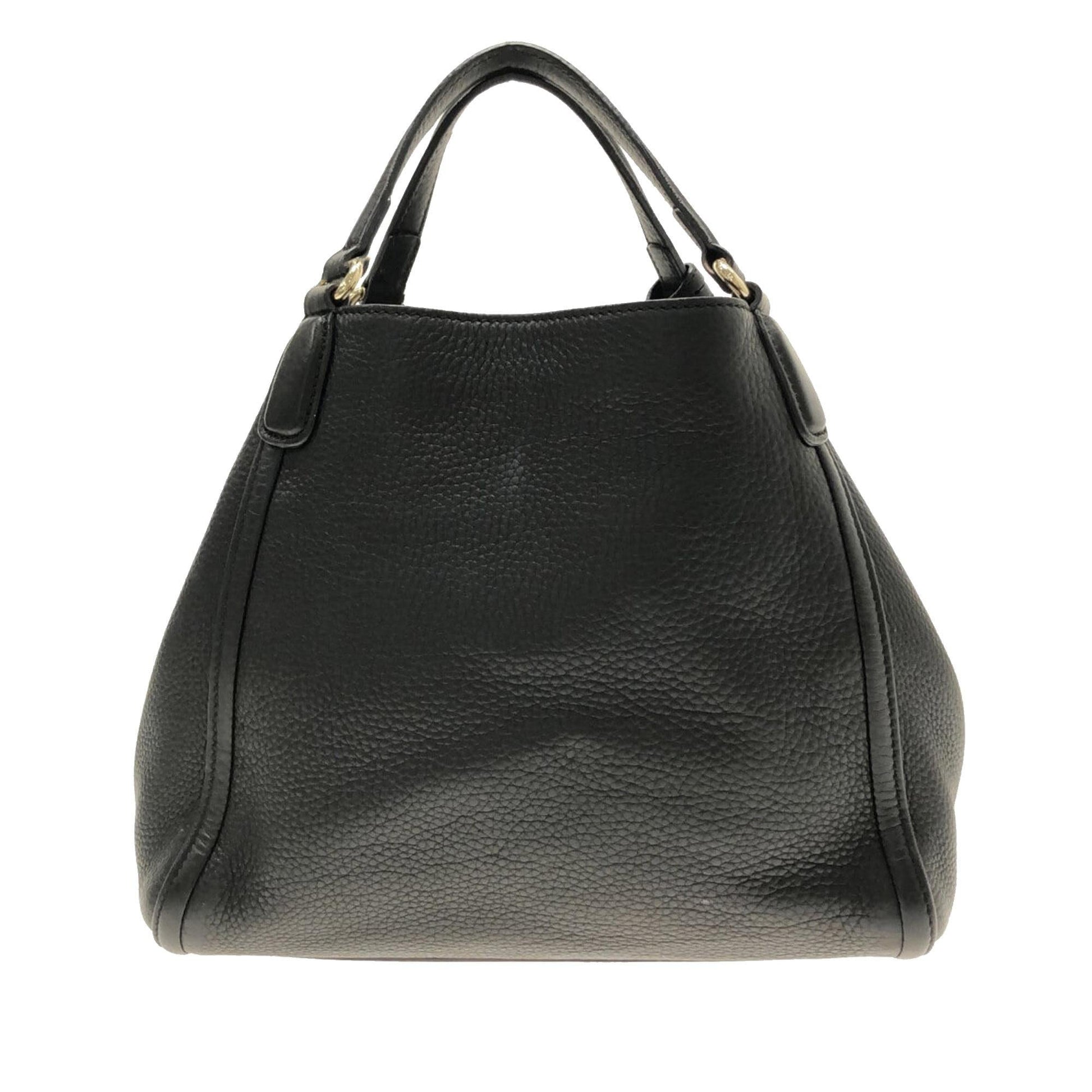 Gucci Soho SHG-MQrFpC Calf Black Satchel Bag