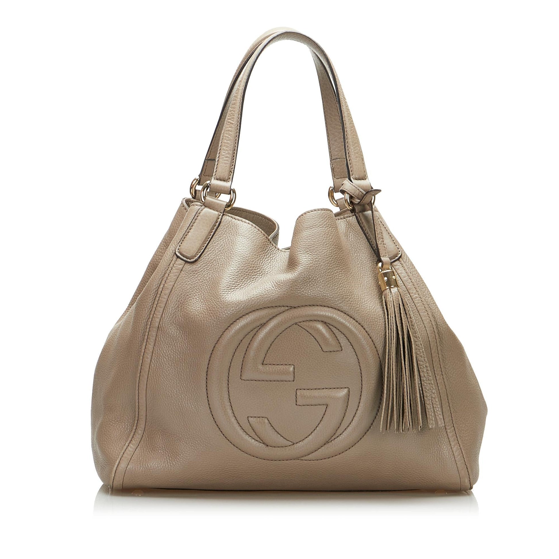 Gucci Soho SHG-P1OUPh Calf Brown Tote Bag