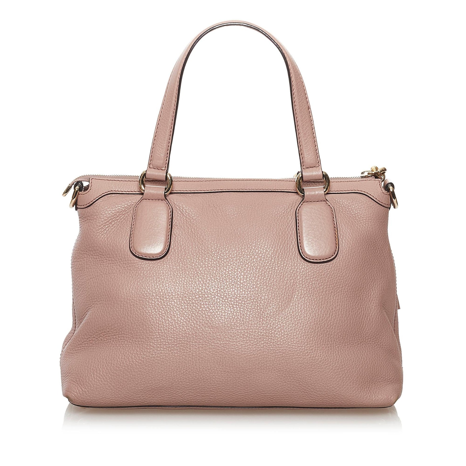 Gucci Soho Working SHG Calf Pink Satchel Bag