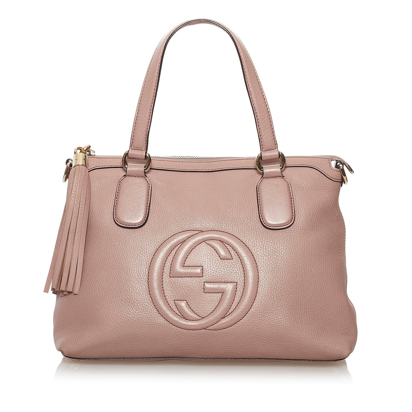 Gucci Soho Working SHG Calf Pink Satchel Bag