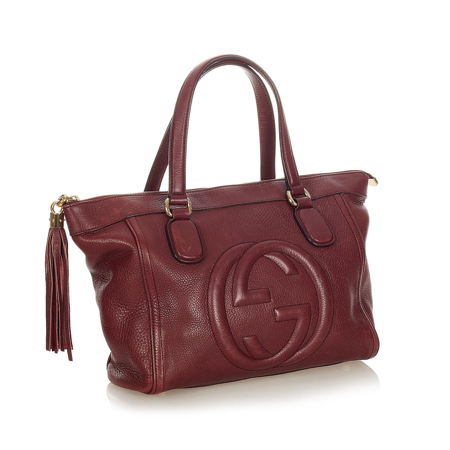 Gucci Soho Working SHG Leather Calf Brown Tote Bag