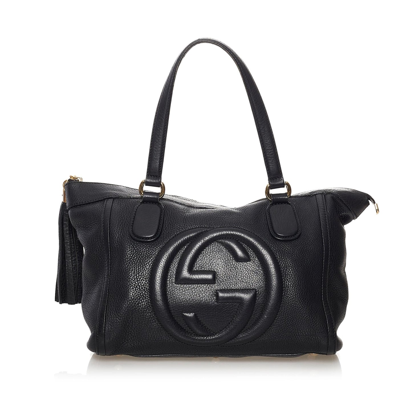 Gucci Soho Working SHG Leather Calf Black Tote Bag