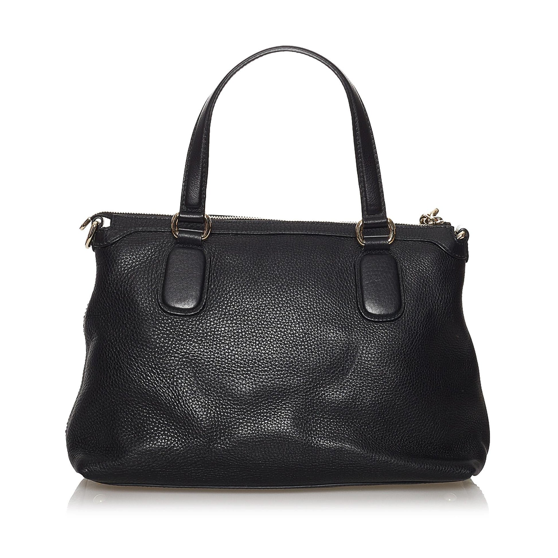 Gucci Soho Working SHG Calf Black Satchel Bag
