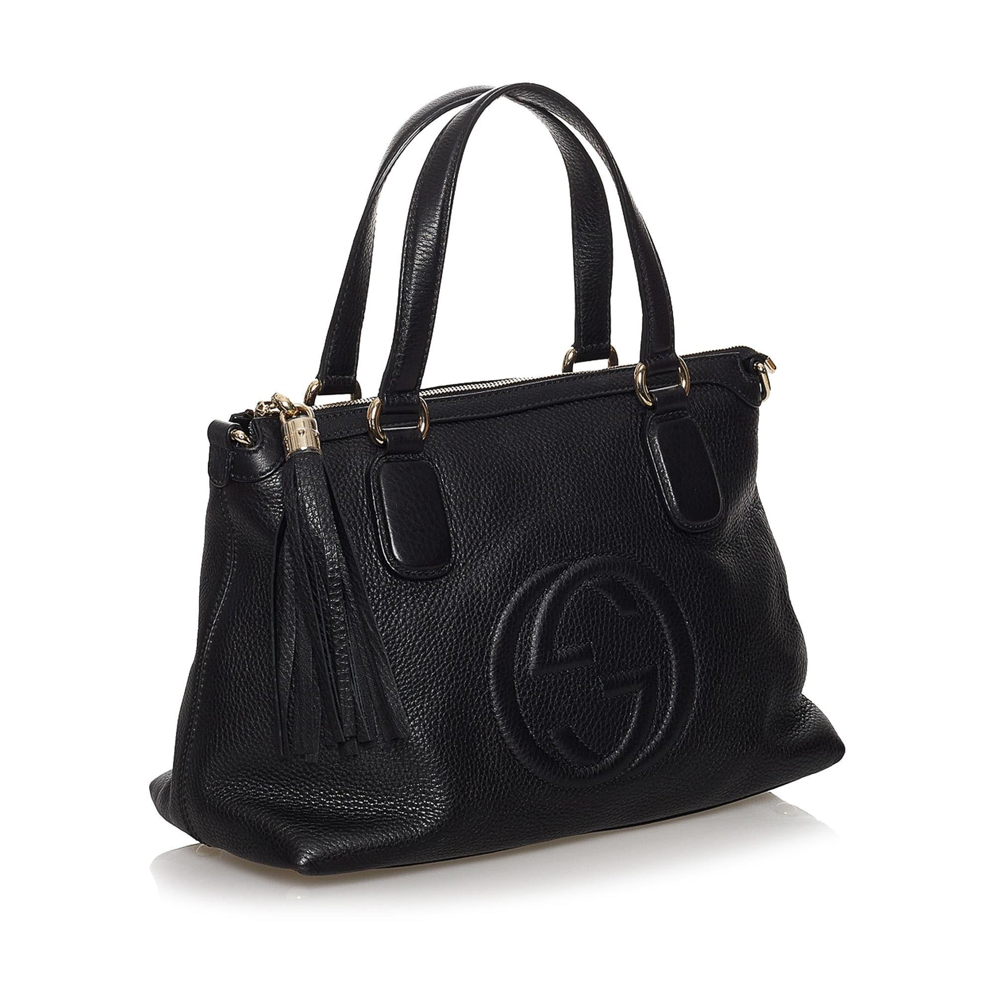 Gucci Soho Working SHG Calf Black Satchel Bag