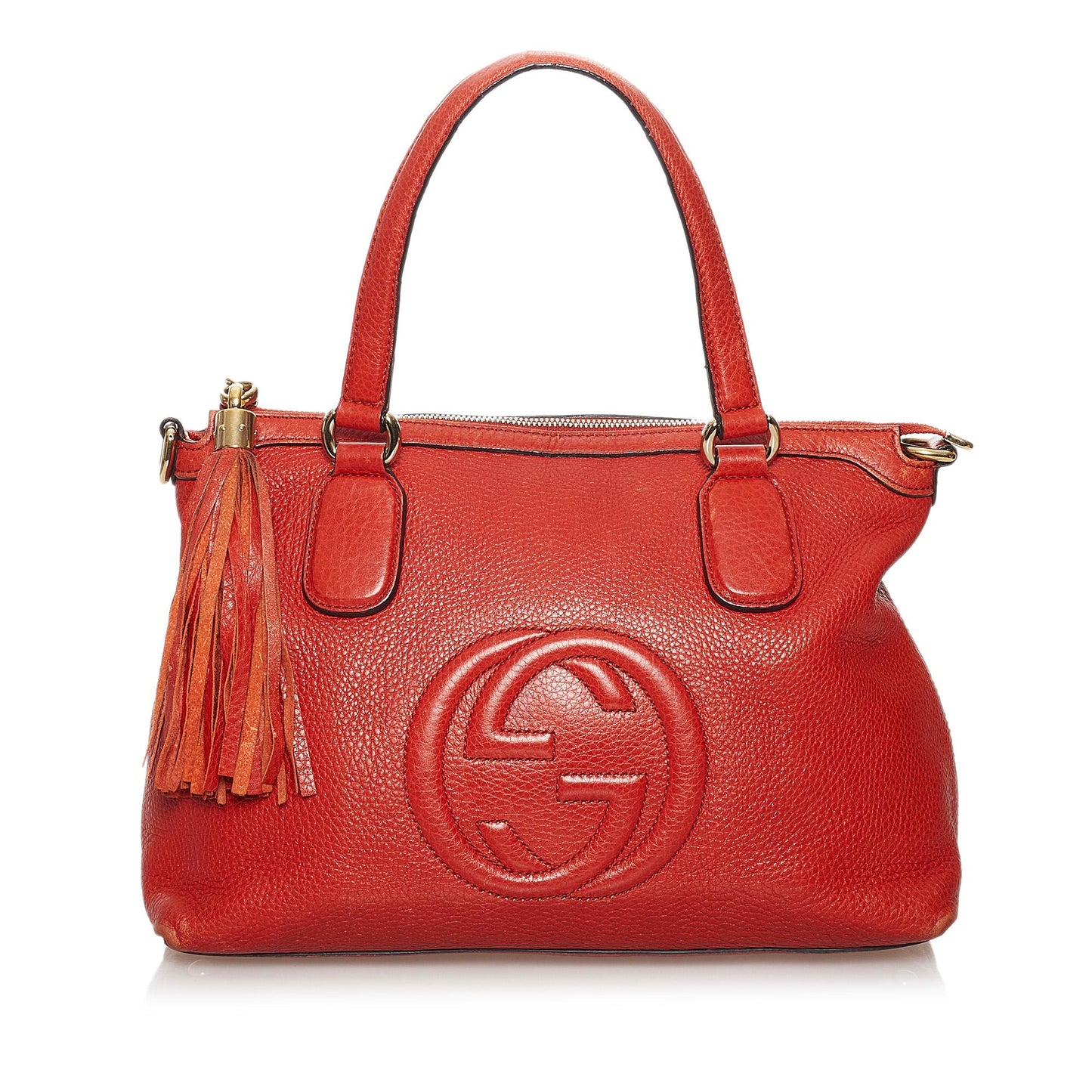 Gucci Soho Working SHG Calf Red Satchel Bag