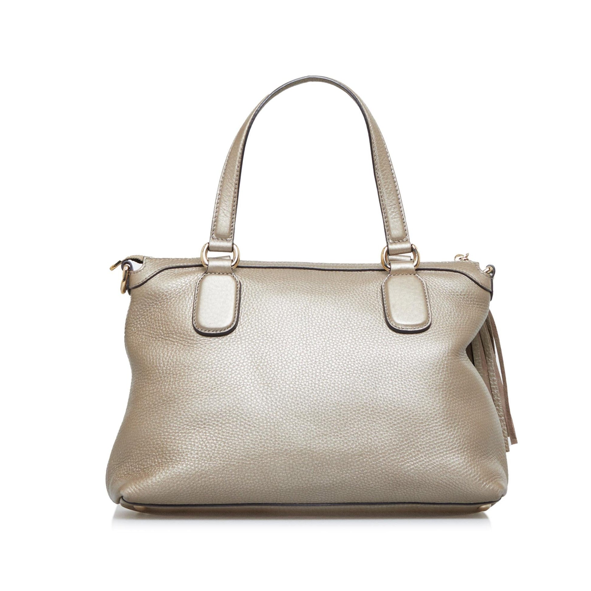Gucci Soho Working SHG-ngG3sO Calf Brown Tote Bag