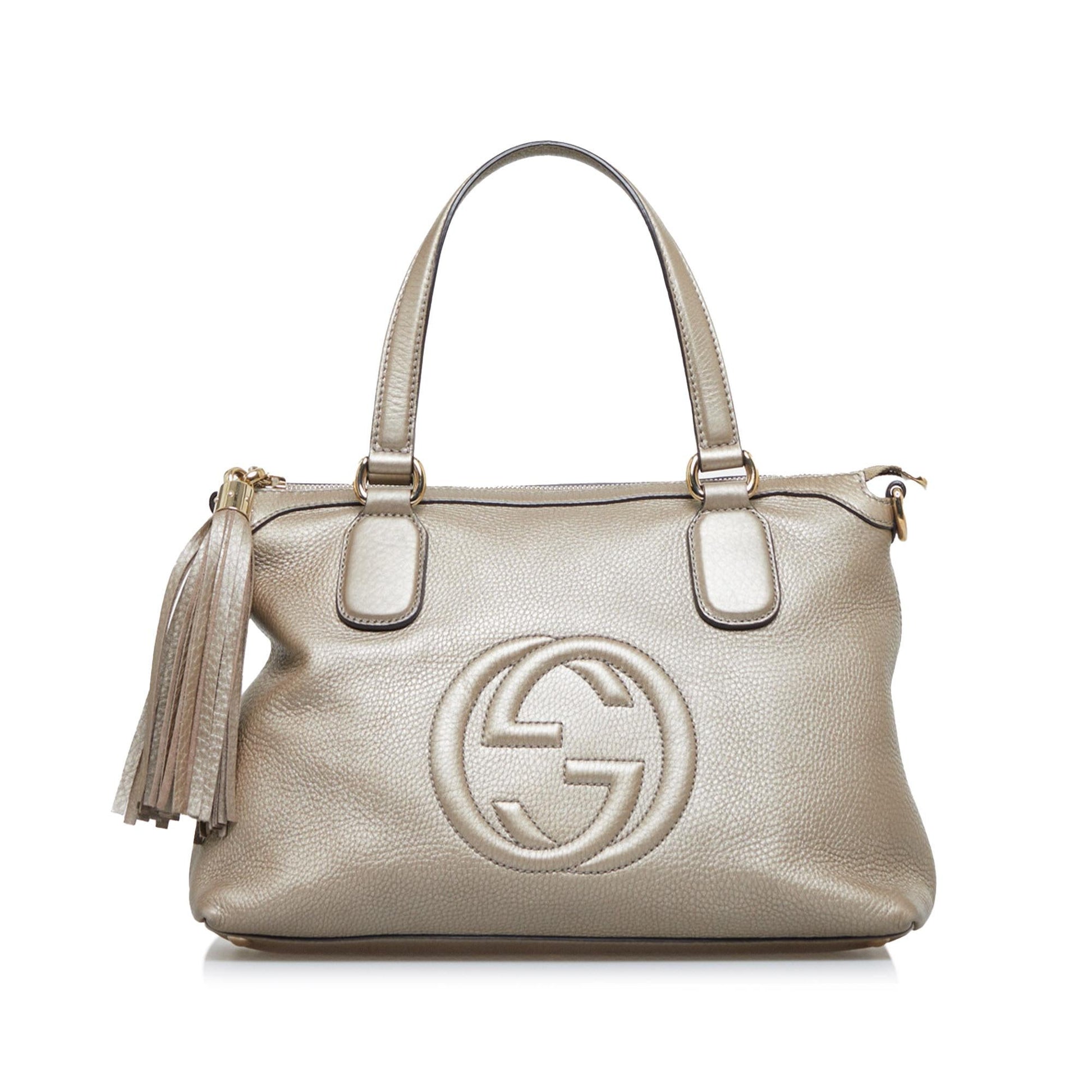 Gucci Soho Working SHG-ngG3sO Calf Brown Tote Bag