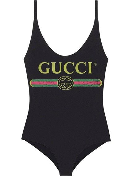 Gucci ONE PIECE SWIMSUIT Logo Travel Bag