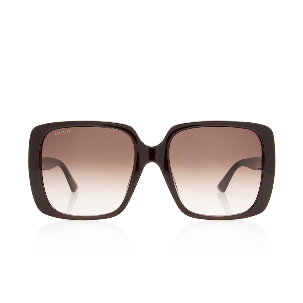 Gucci Square GG Sunglasses SHF Red Accessory Sunglasses Shf