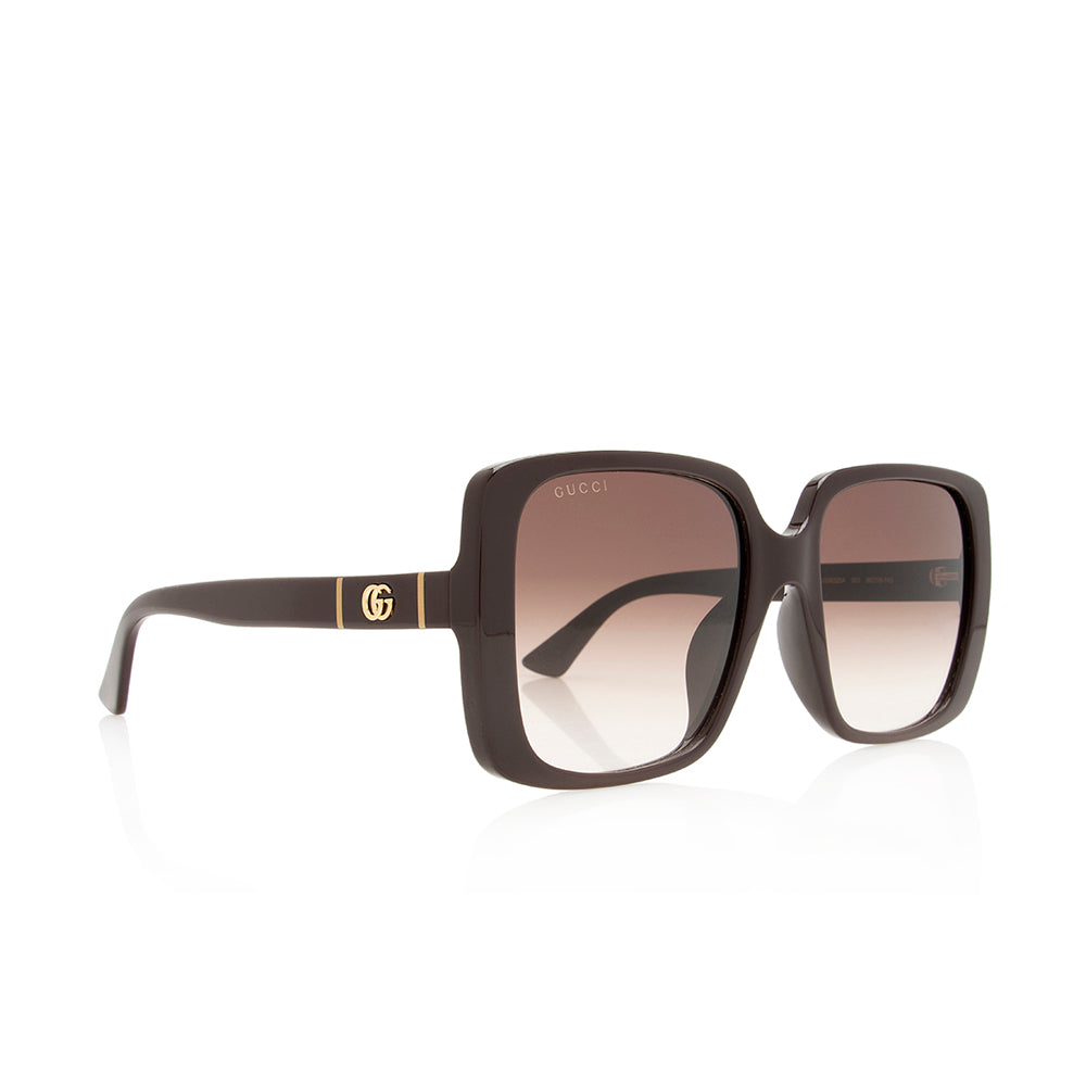 Gucci Square GG Sunglasses SHF Red Accessory Sunglasses Shf
