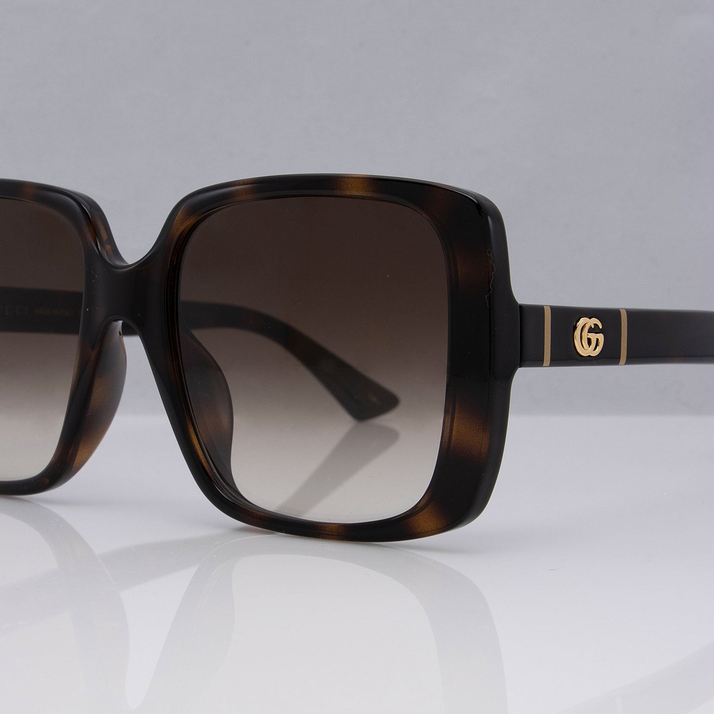 Gucci Square GG Sunglasses SHF-kpsY90 Brown Accessory