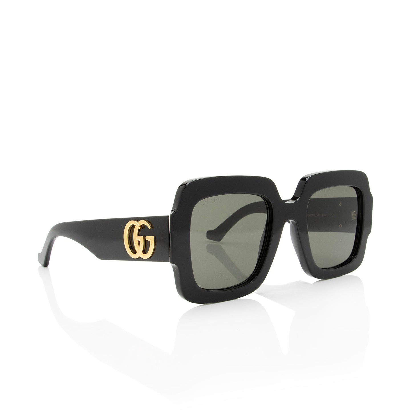 Gucci GG Square Sunglasses Black Accessory Square Sunglasses