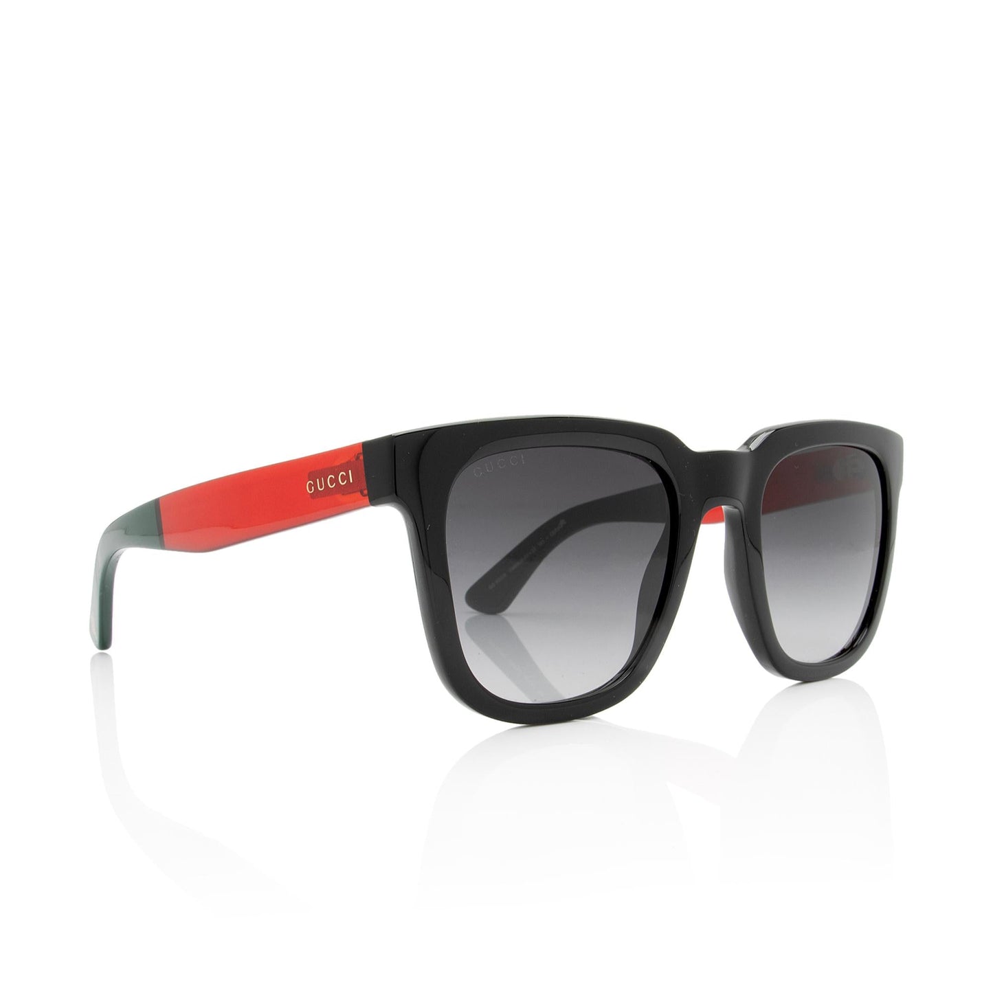 Gucci Square Sunglasses SHF-yz9YME Black Red Green Accessory