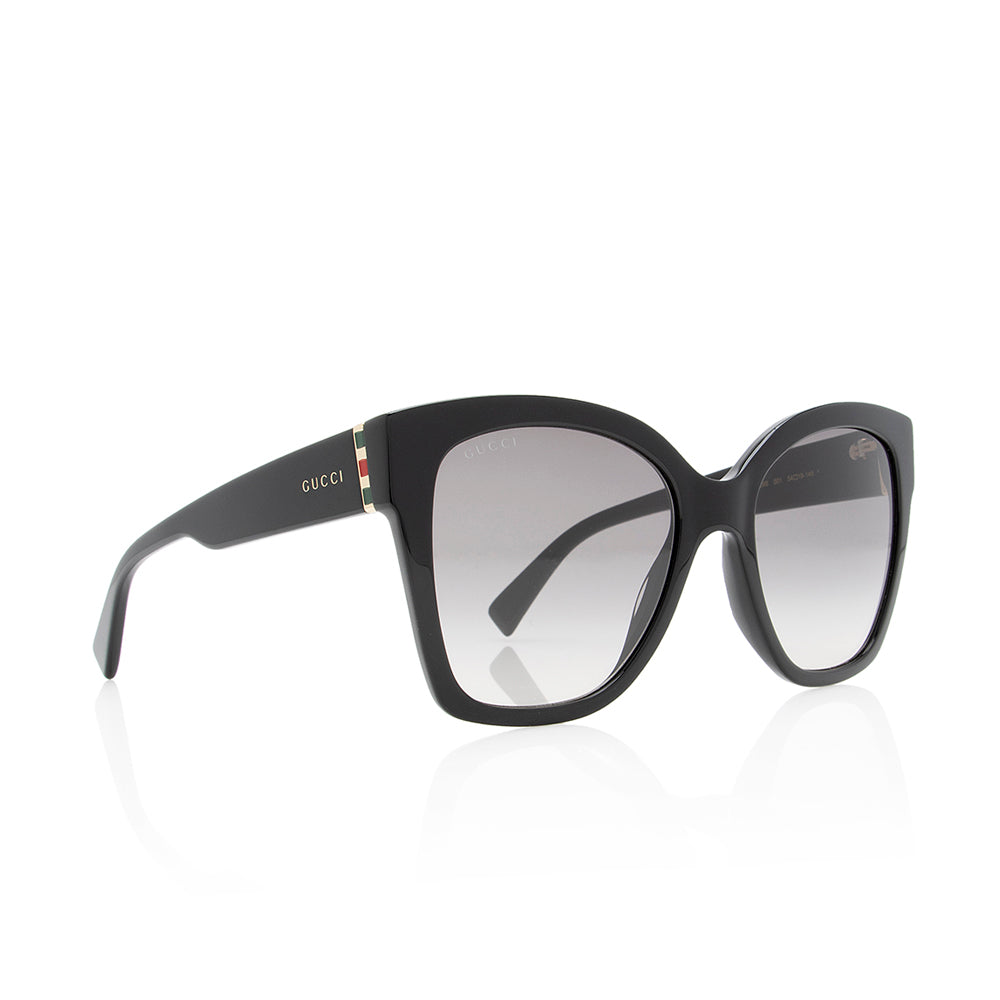 Gucci Oversize Square Sunglasses SHF Black Accessory