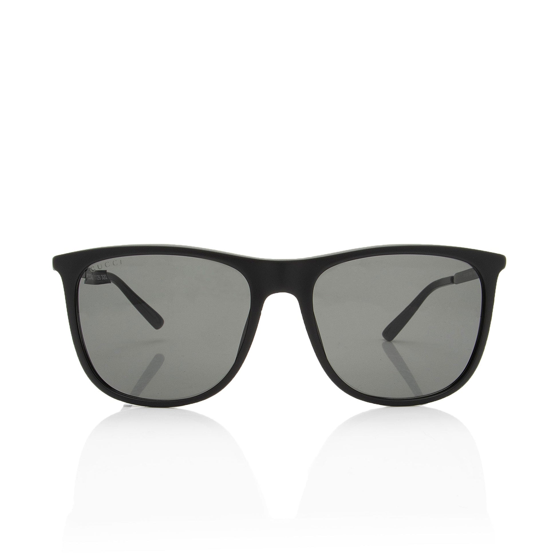 Gucci Web Square Sunglasses Black Accessory Square Sunglasses