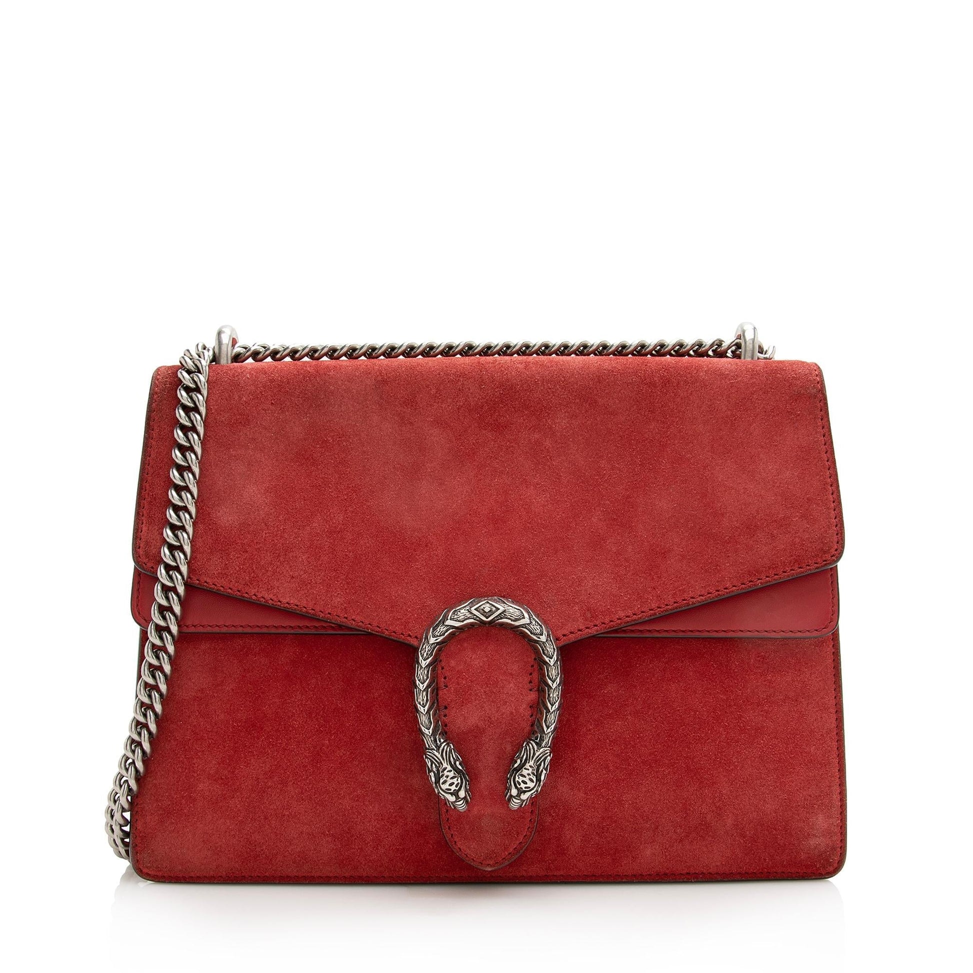 Gucci Dionysus SHF Leather Suede Red Medium Shoulder Bag