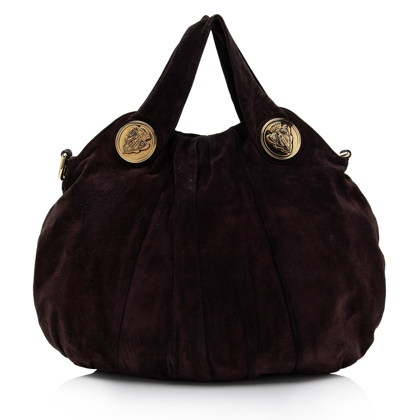 Gucci Hysteria SHF-RlYmZ3 Leather Suede Large Tote Bag