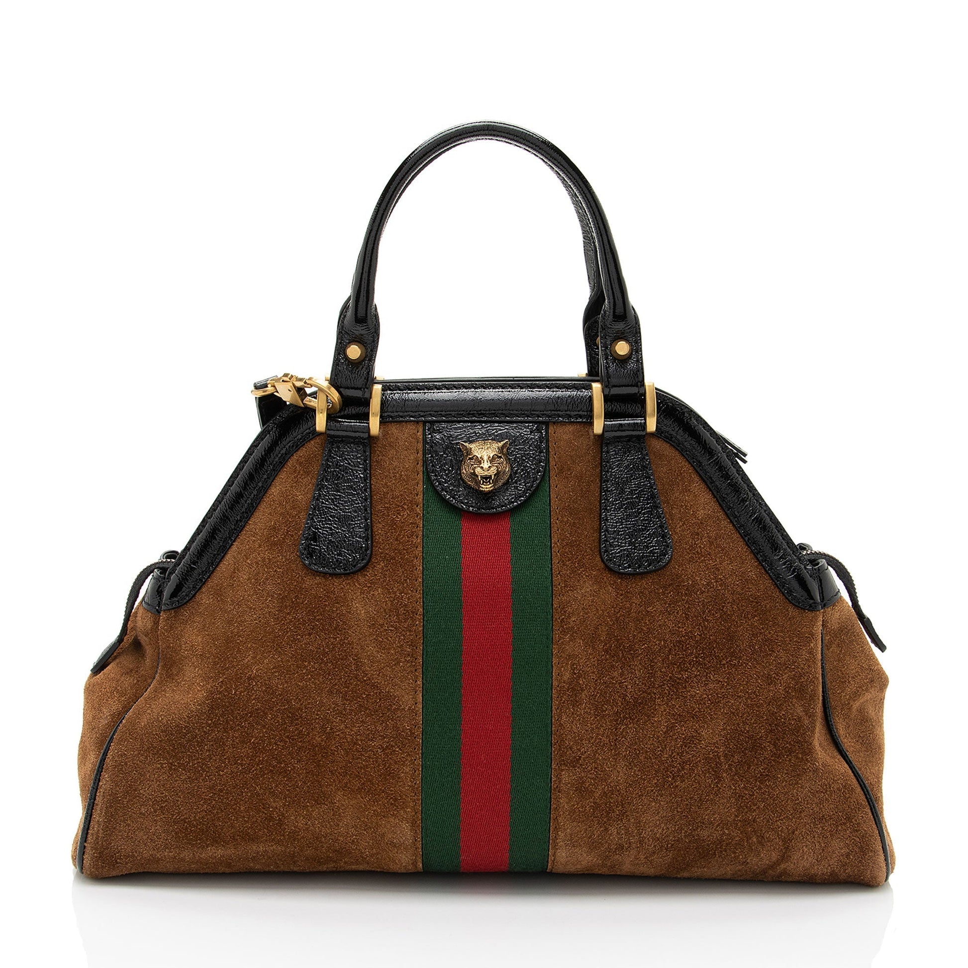 Gucci Ophidia Rebelle SHF-ya0JMa Leather Suede Nylon Patent Satchel Bag