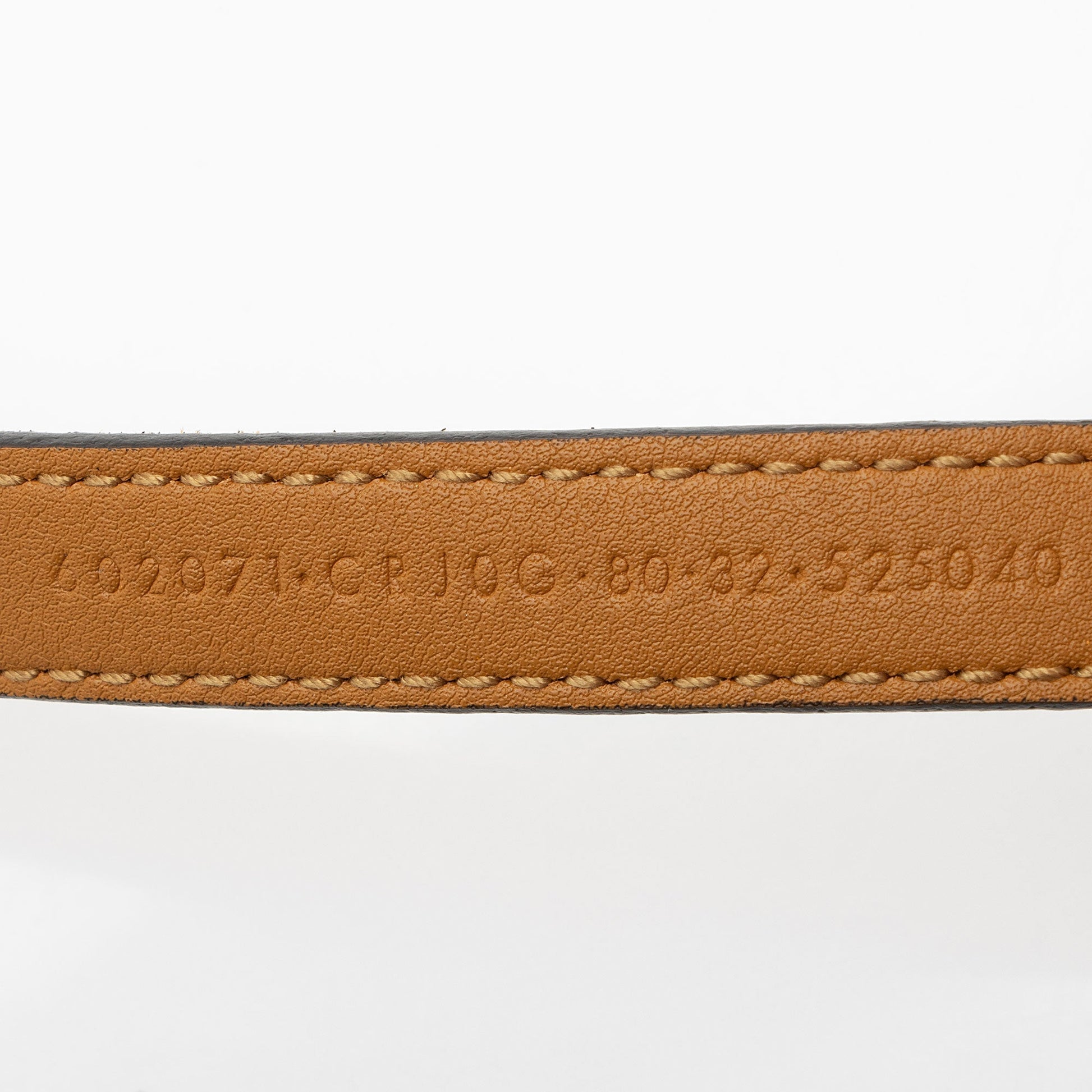 Gucci Torchon GG Skinny Belt - Leather Suede Brown Gold Accessory