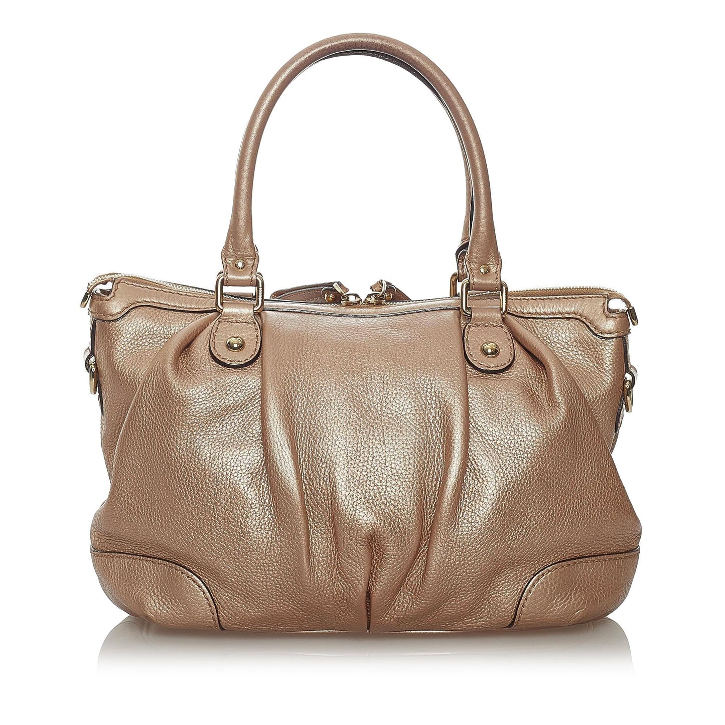 Gucci Sukey SHG Leather Calf Brown Satchel Bag Satchel Shg