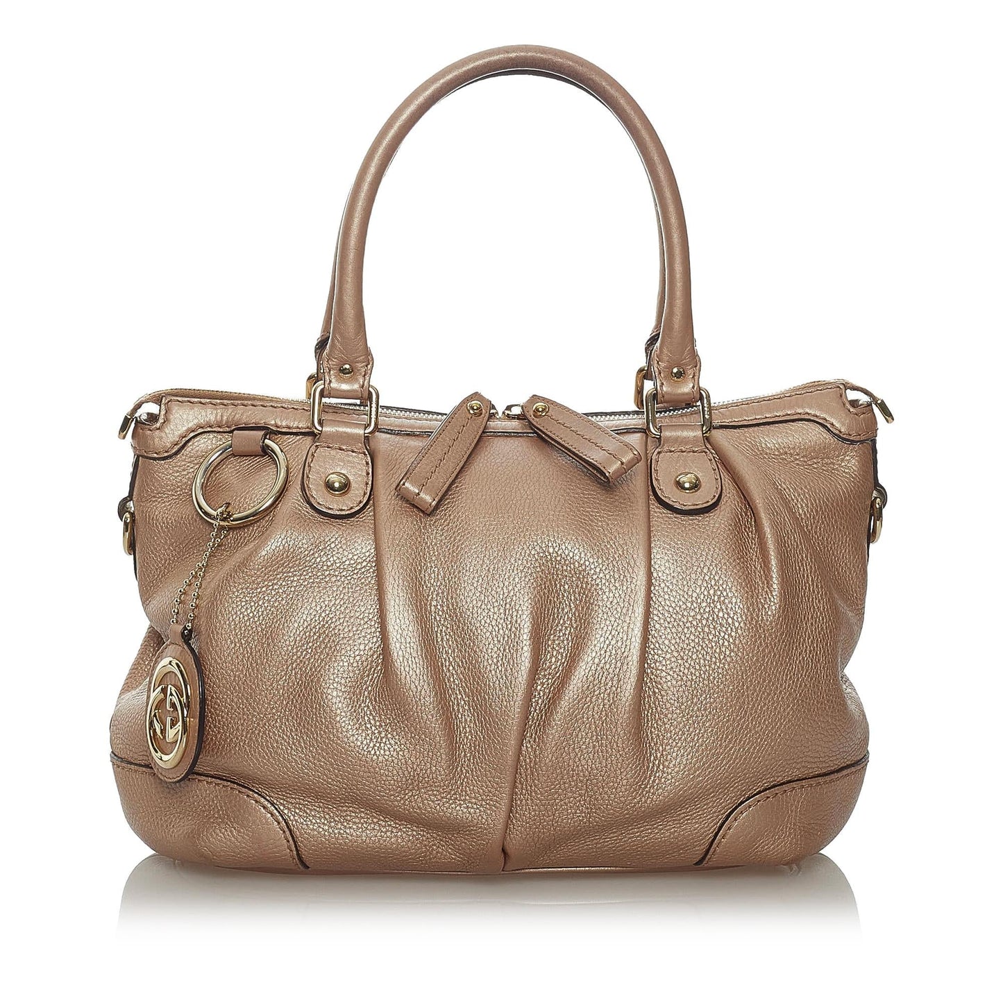 Gucci Sukey SHG Leather Calf Brown Satchel Bag Satchel Shg