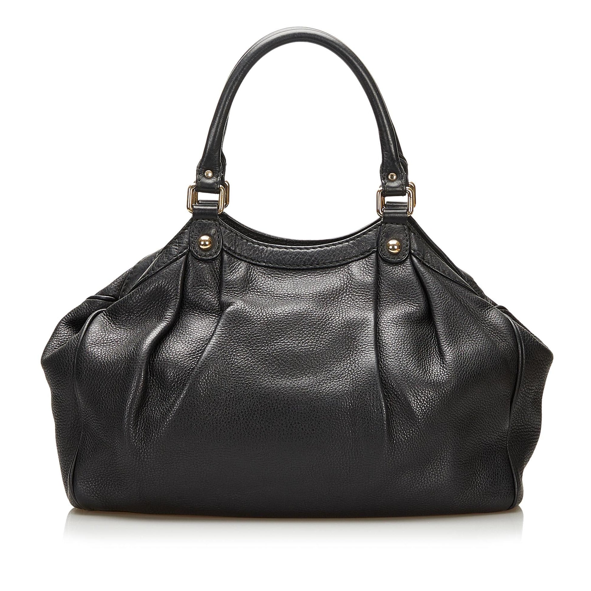 Gucci Sukey SHG Leather Calf Black Tote Bag