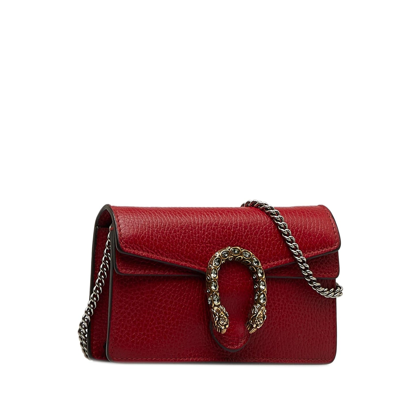 Gucci Super Dionysus SHG-xS40Qy Leather Calf Red Mini Crossbody Bag