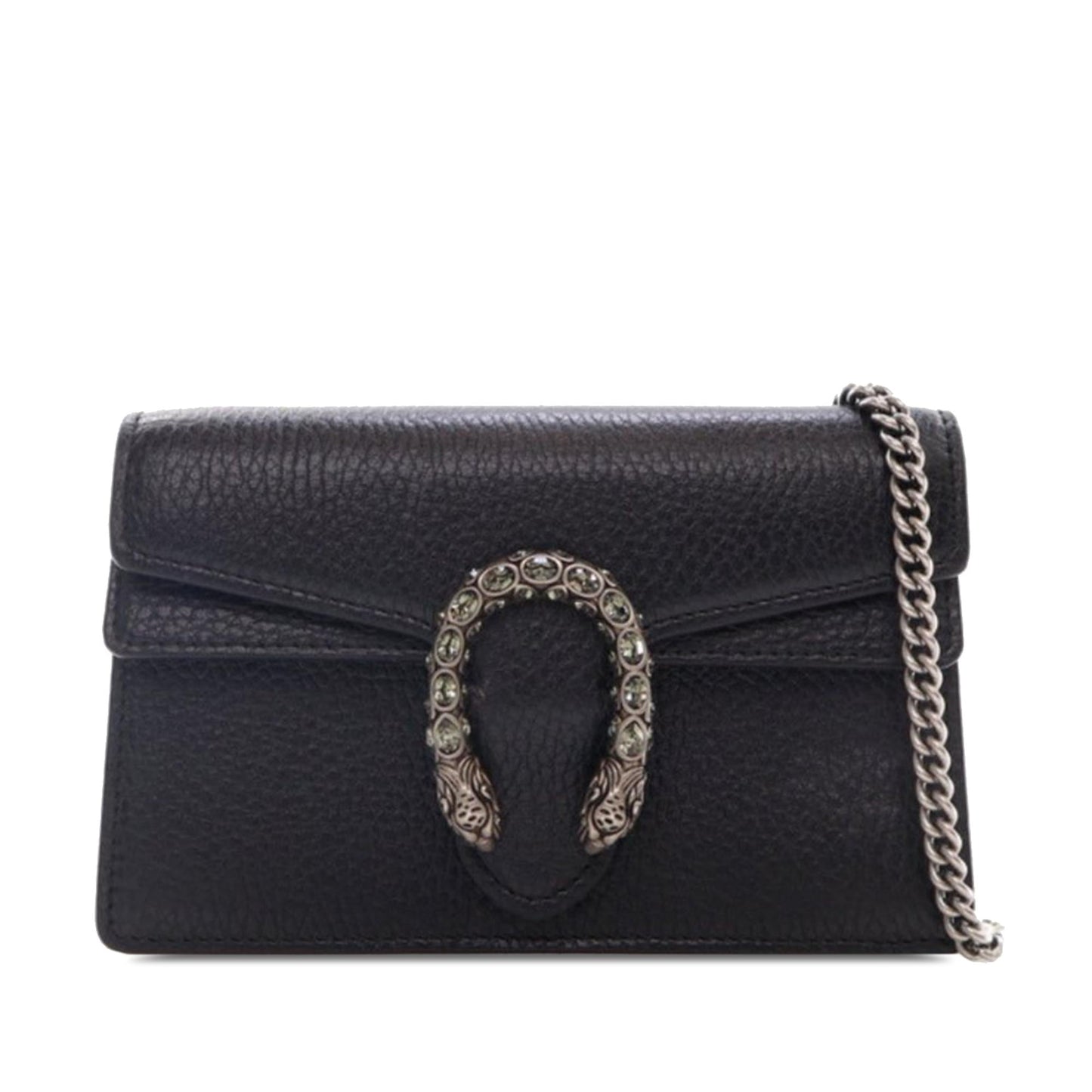 Gucci Super Dionysus SHG-vzCgCv Leather Calf Black Mini Crossbody Bag