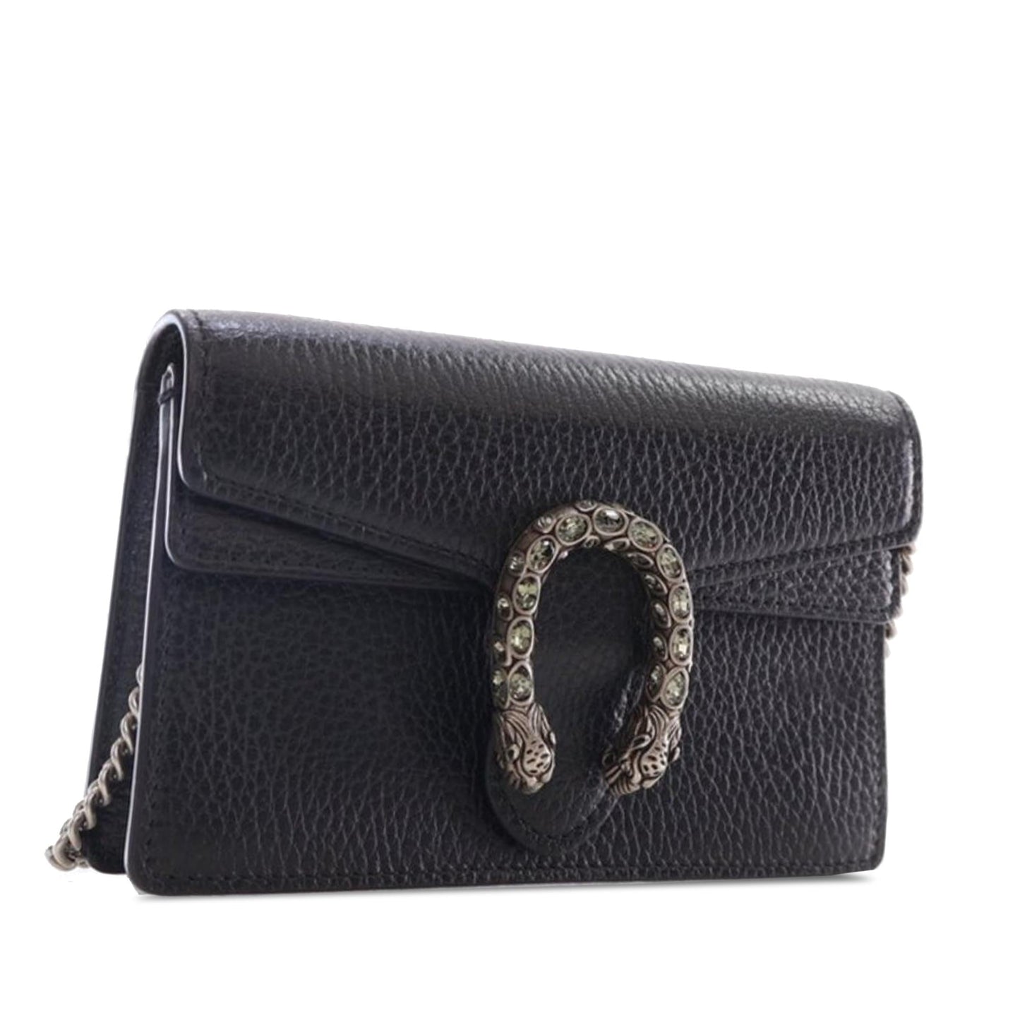 Gucci Super Dionysus SHG-vzCgCv Leather Calf Black Mini Crossbody Bag