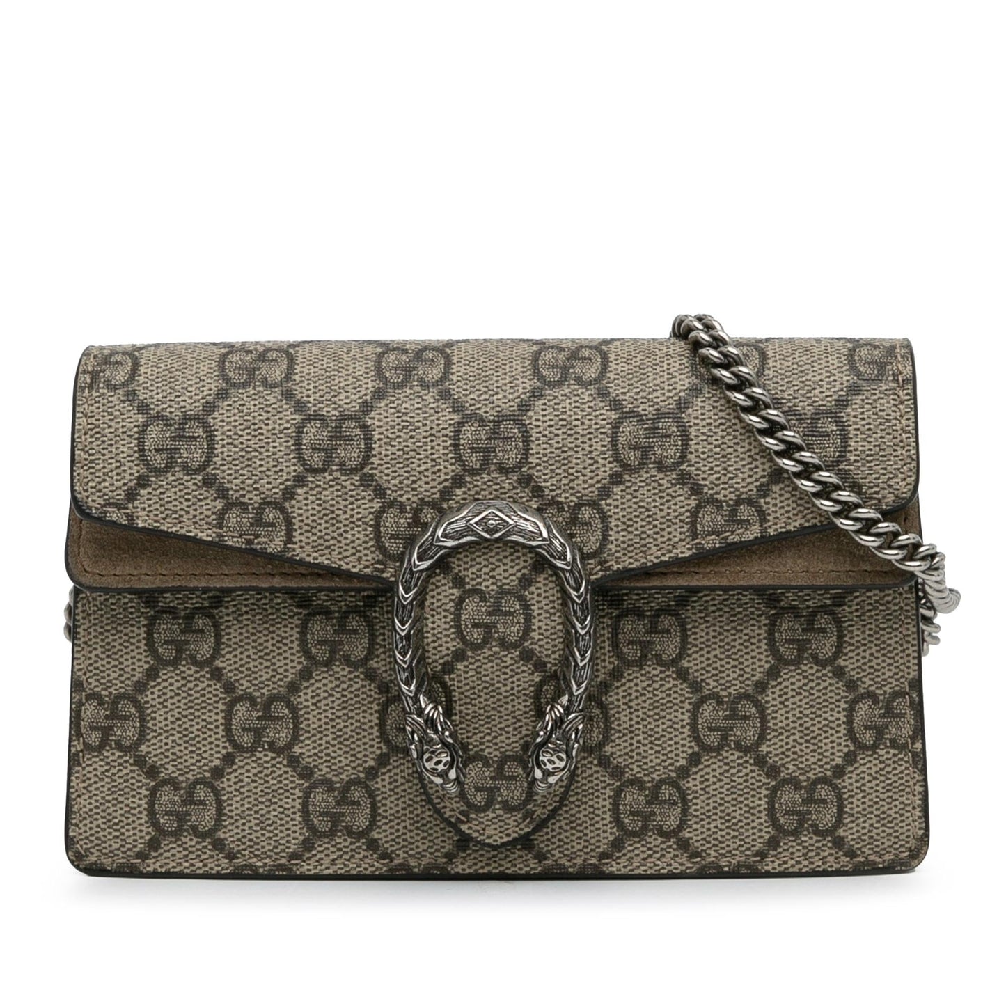 Gucci Super GG Supreme Dionysus SHG-fR9Sj5 Canvas Brown Mini Crossbody Bag