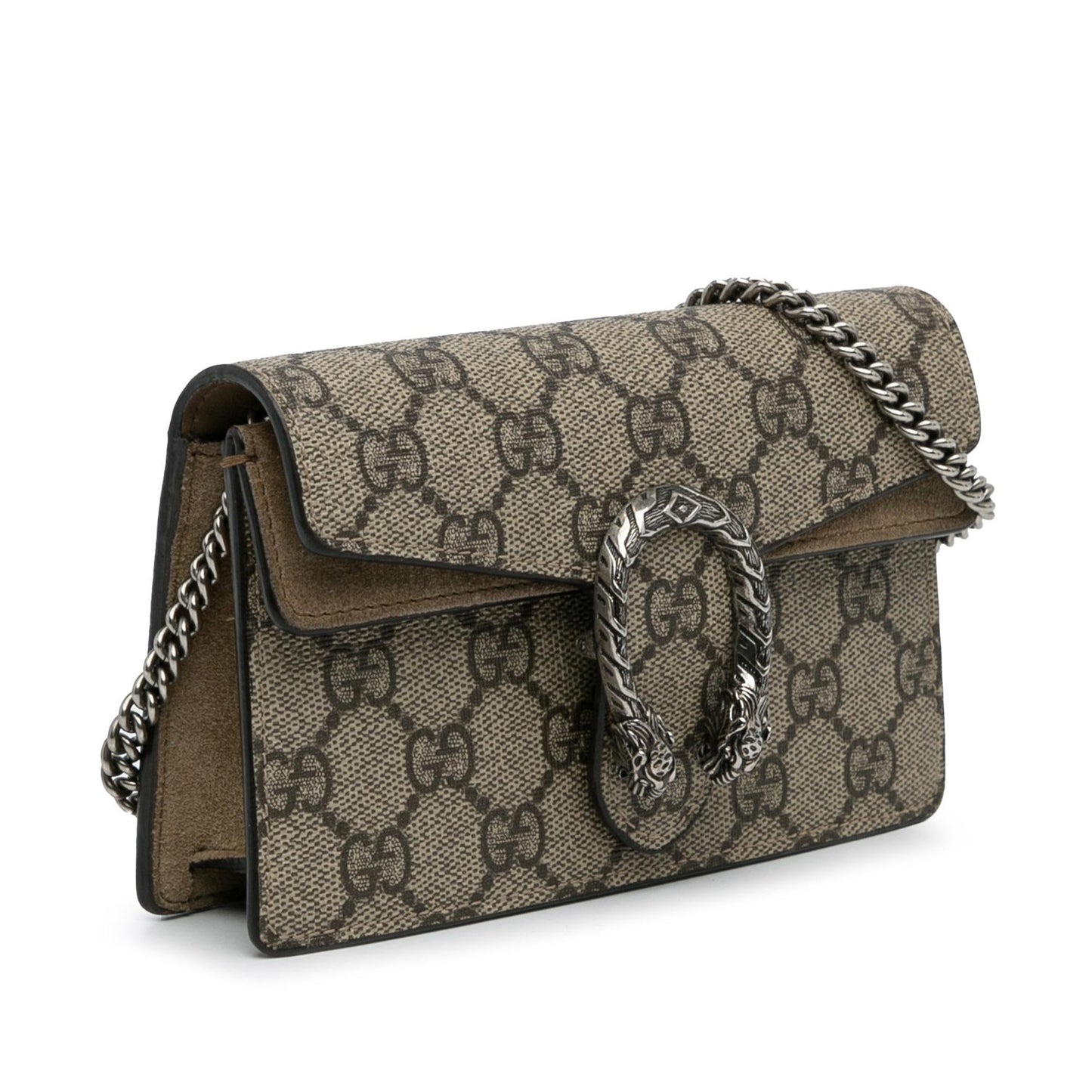 Gucci Super GG Supreme Dionysus SHG-fR9Sj5 Canvas Brown Mini Crossbody Bag