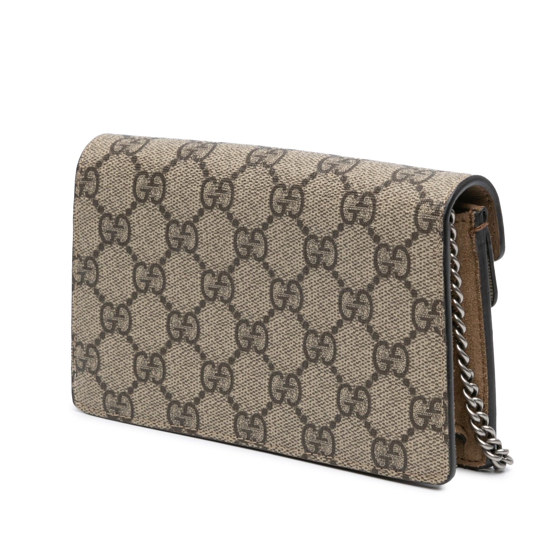 Gucci Super GG Supreme Dionysus SHG-SOfaHT Canvas Brown Mini Crossbody Bag