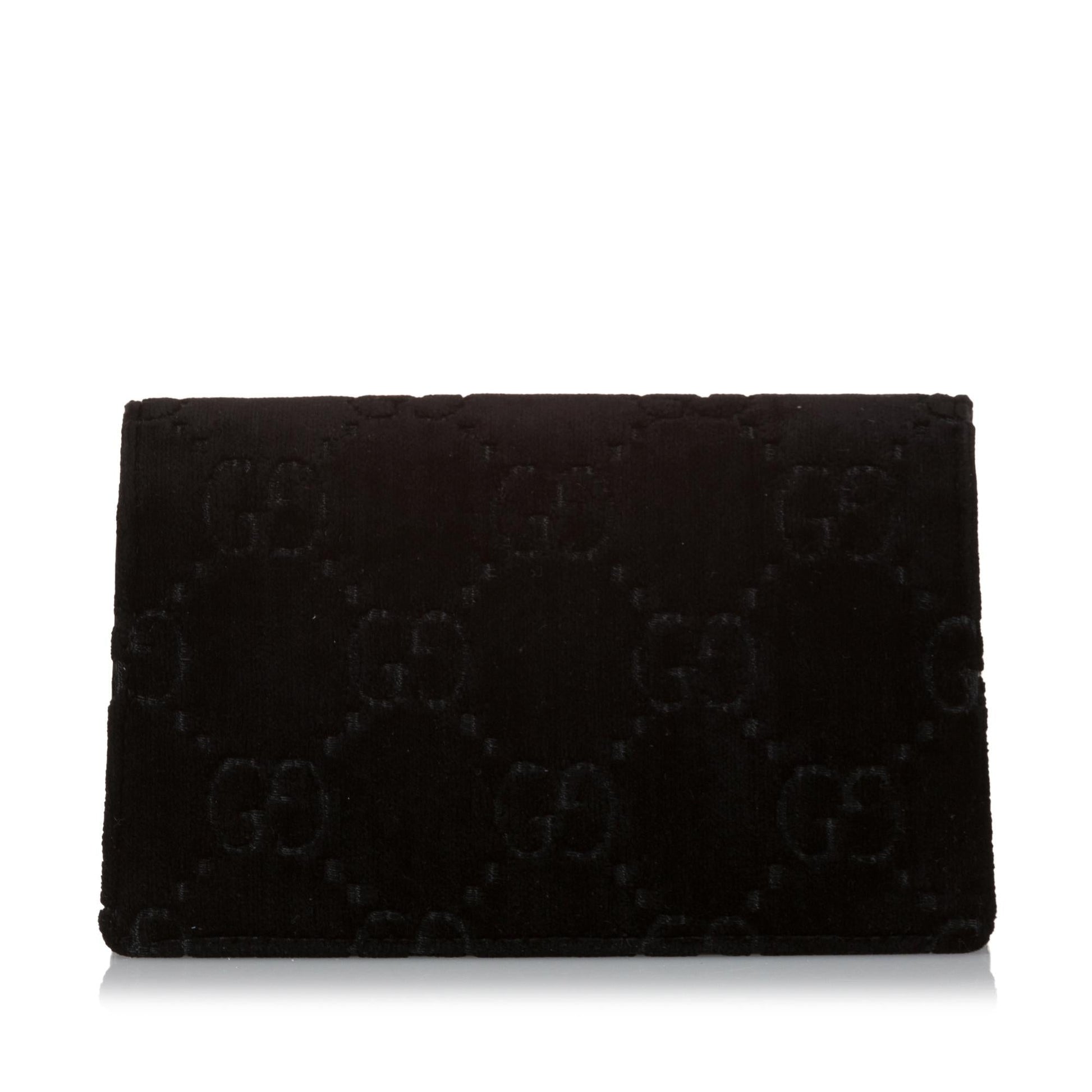 Gucci Super GG Velvet Dionysus SHG Black Mini Crossbody Bag