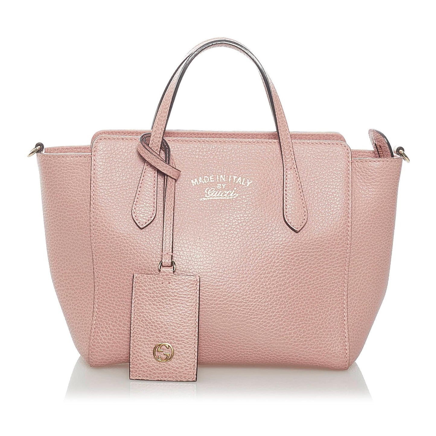 Gucci Swing SHG-BrbcIS Leather Calf Pink Satchel Bag