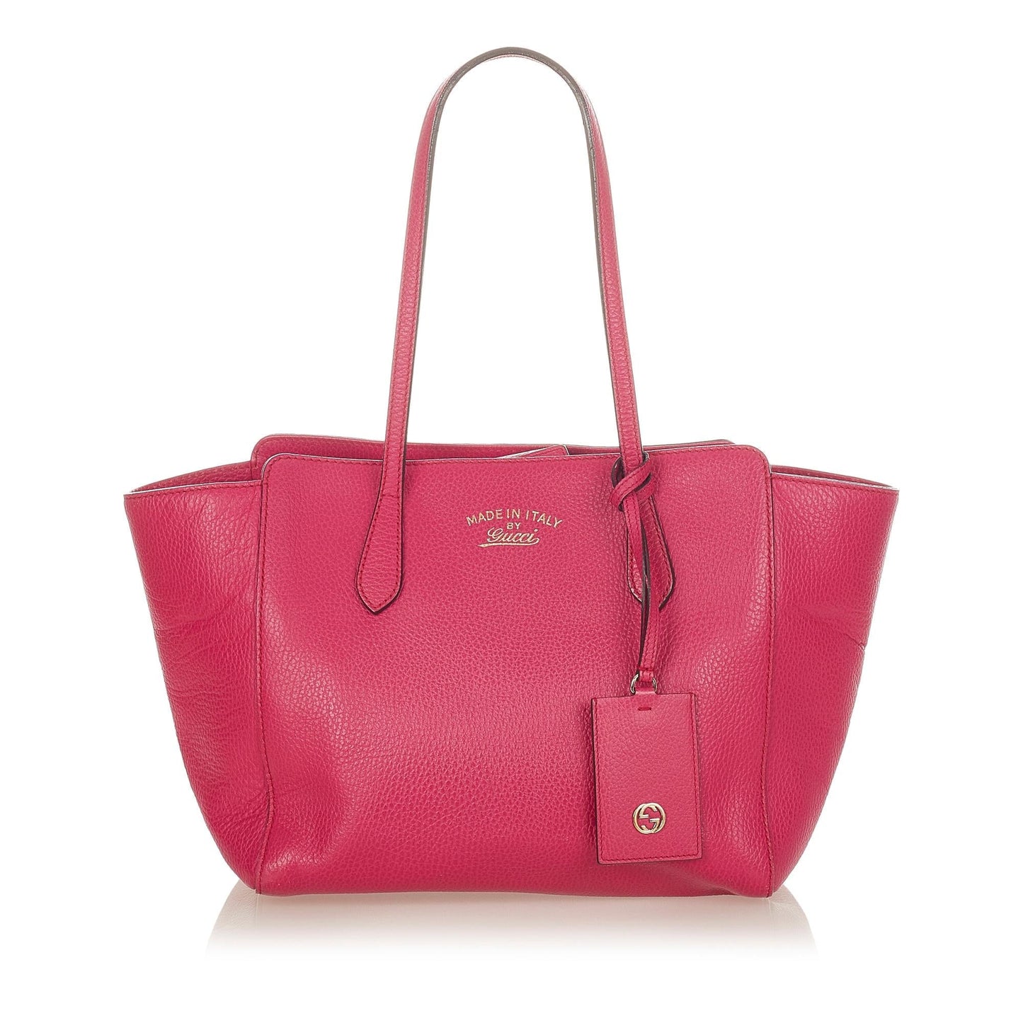 Gucci Swing SHG Leather Calf Pink Tote Bag Bag Shg