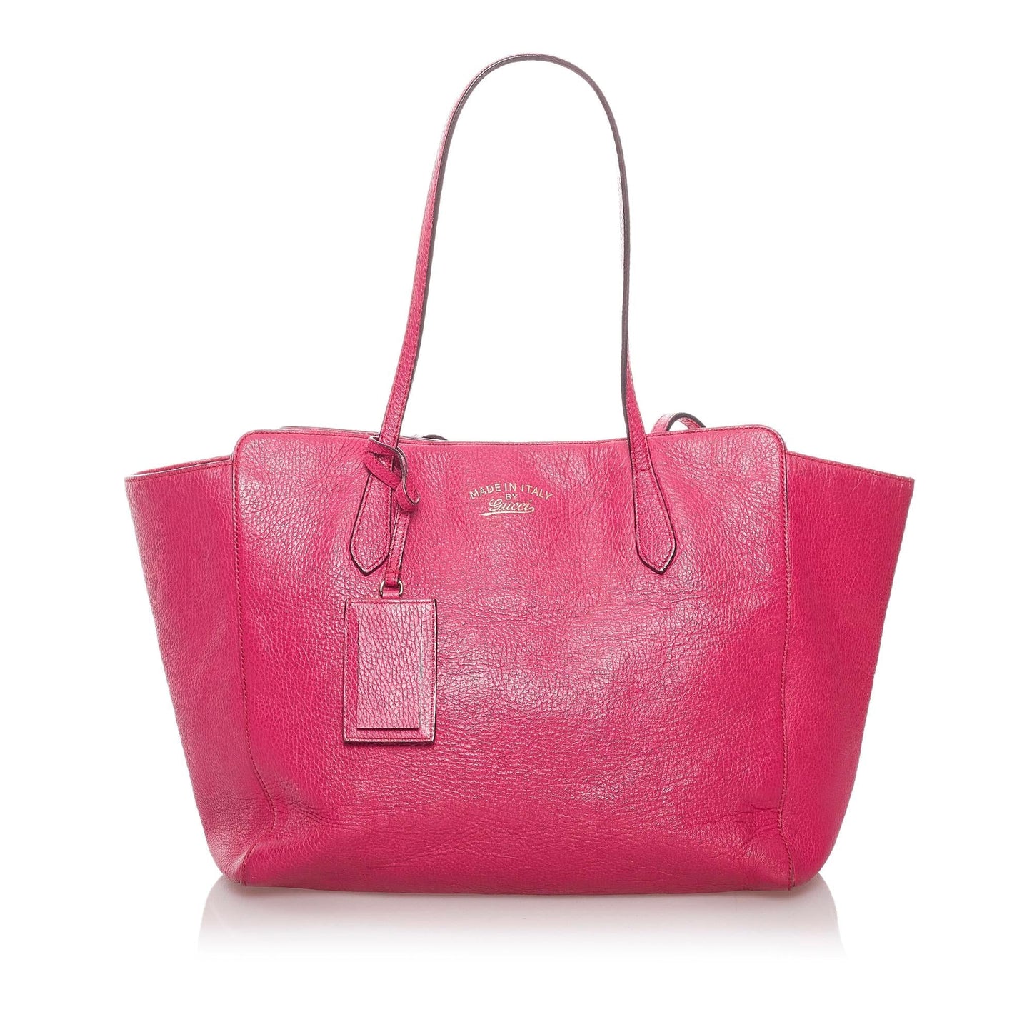 Gucci Swing SHG Leather Calf Pink Tote Bag 3
