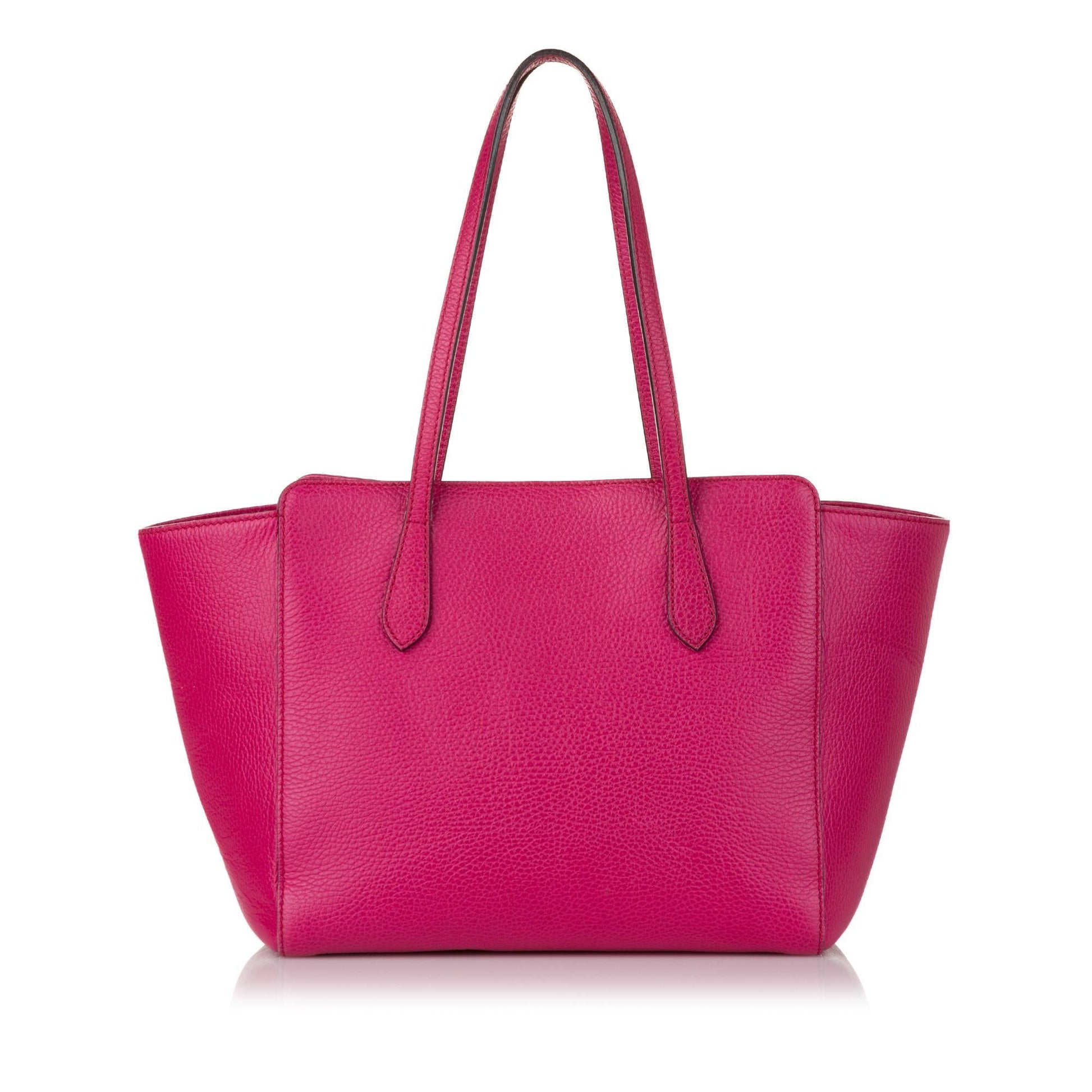 Gucci Swing SHG Leather Calf Pink Tote Bag 5